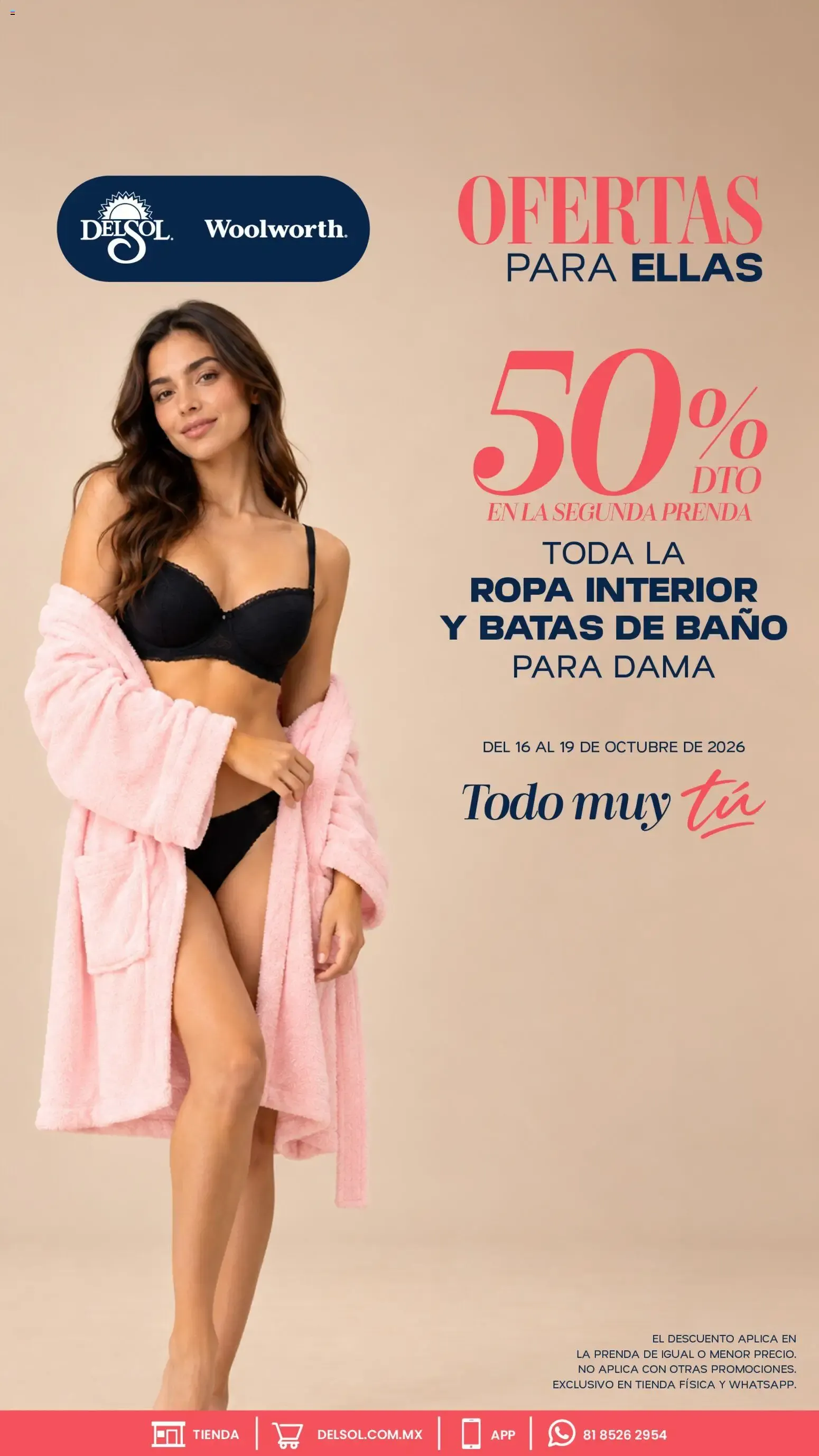 Catálogo de Del Sol y Woolworth catálogo Ofertas Para Ellas - Todo Muy Tú (16/10/2026 - 19/10/2026) - catálogo en línea 16 de octubre al 19 de octubre 2026 - Pagina 6