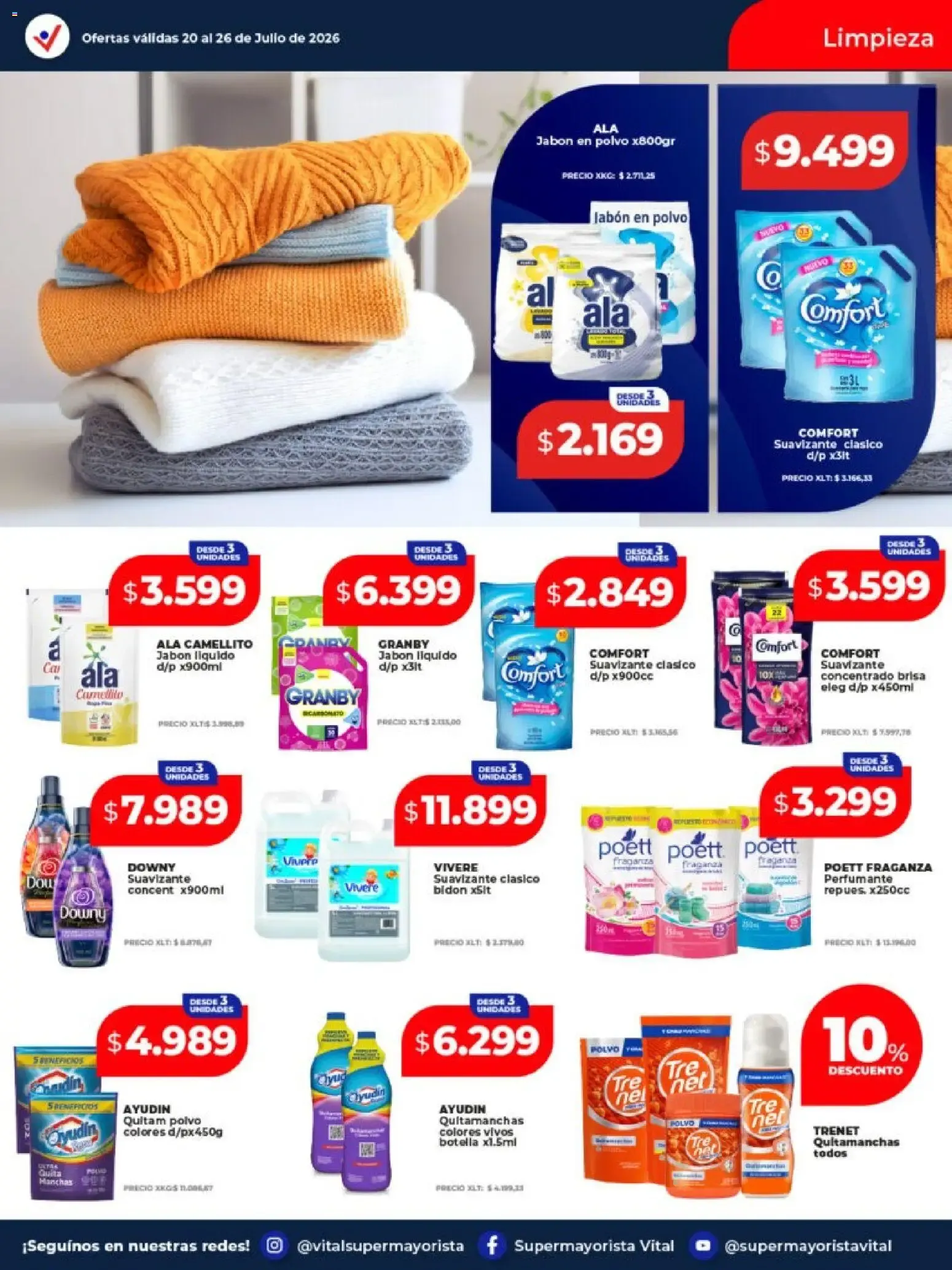 Ofertas de Vital - Ofertas || del 20/07/2026 - 26/07/2026 || Catálogo 20 de julio al 26 de julio 2026 - Página 10 del catálogo