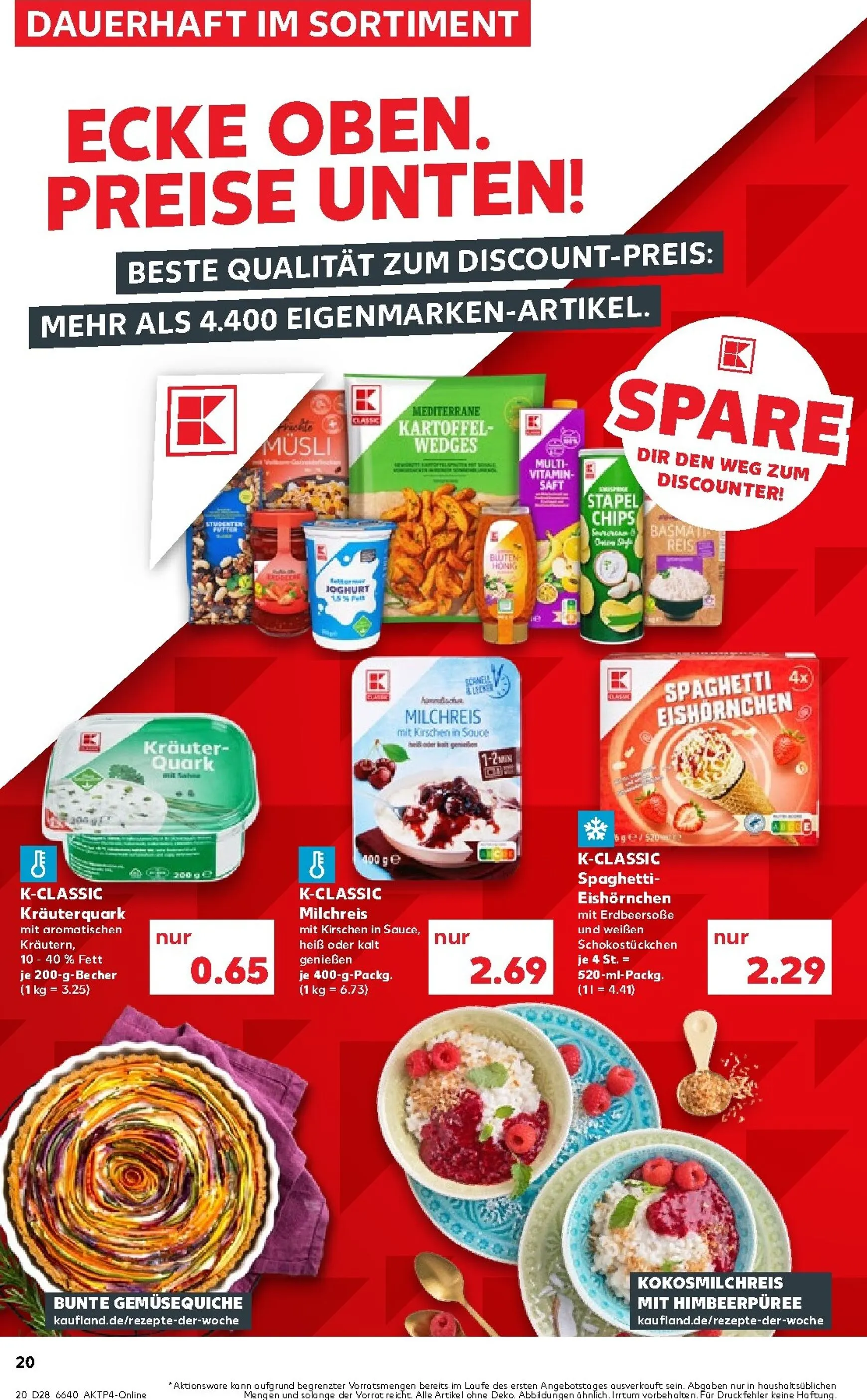 Kaufland Prospekt nächste Woche – von Donnerstag 09.07.2026 bis Mittwoch 15.07.2026 von 9. Juli bis 15. Juli 2026 - Prospekt seite 20