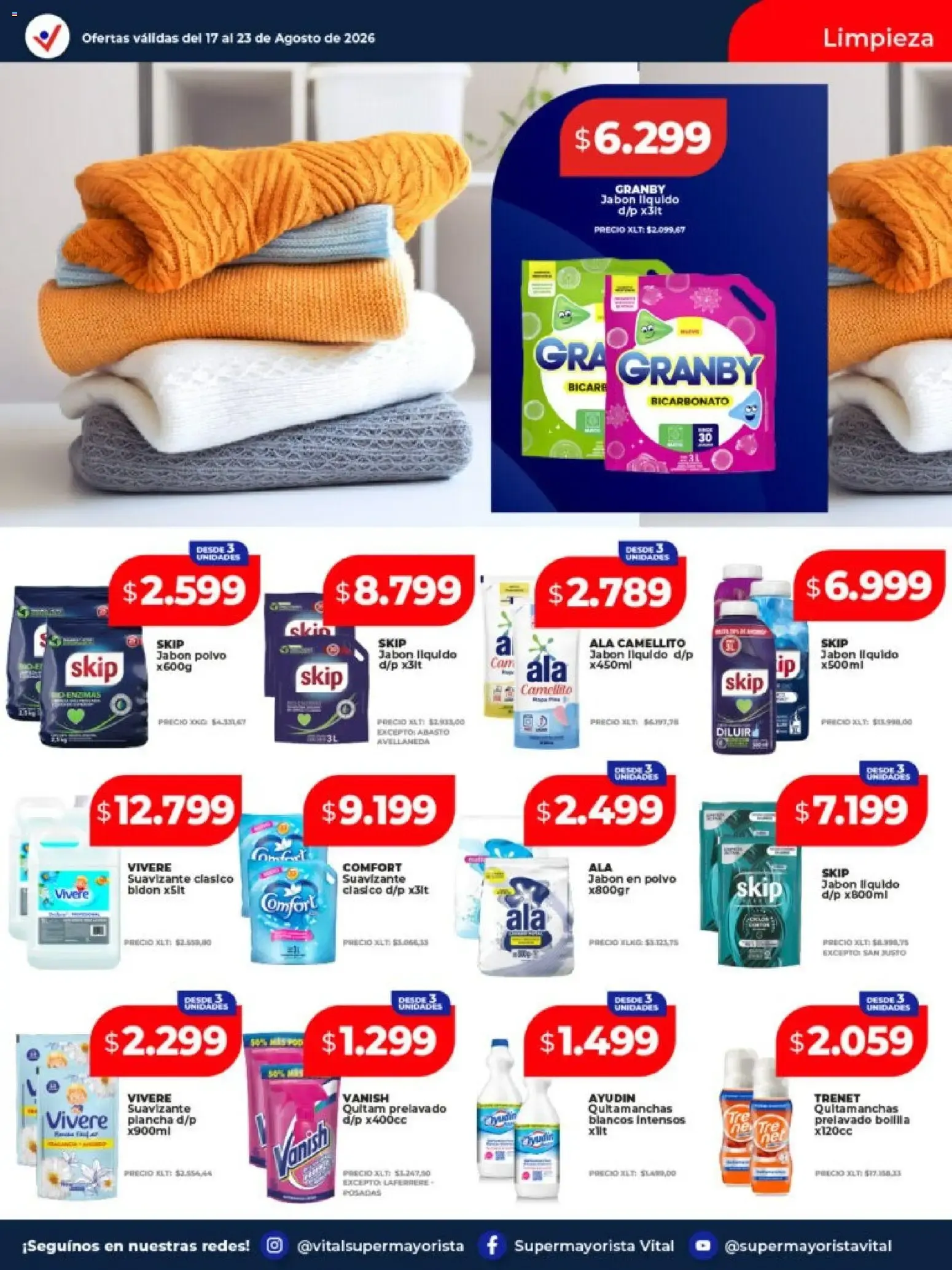 Ofertas de Vital - Ofertas || del 17/08/2026 - 23/08/2026 || Catálogo 17 de agosto al 23 de agosto 2026 - Página 12 del catálogo