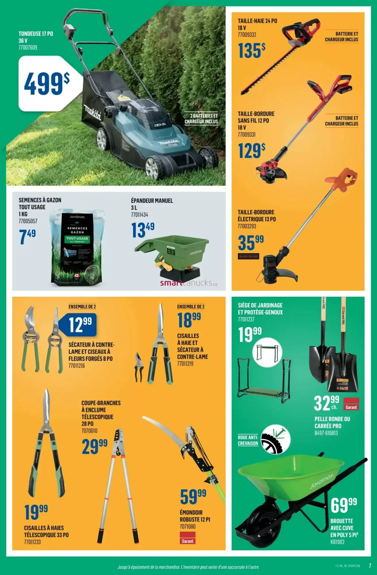Canac - CANAC PAYE LA TPS from July 23 to July 29 2026 - flyer page 7