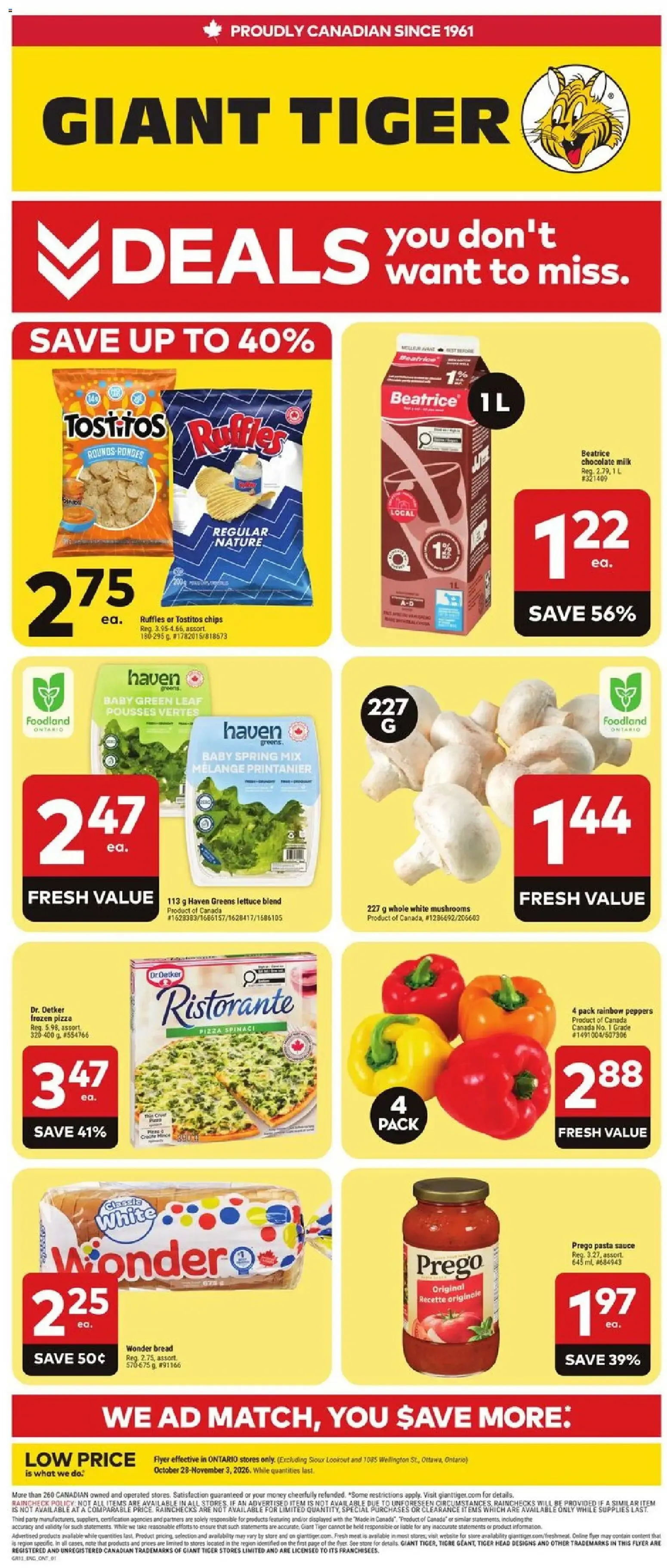 Giant Tiger Flyer | from Oct 28, 2026 | Weekly deals from October 28 to November 3 2026 - flyer page 1