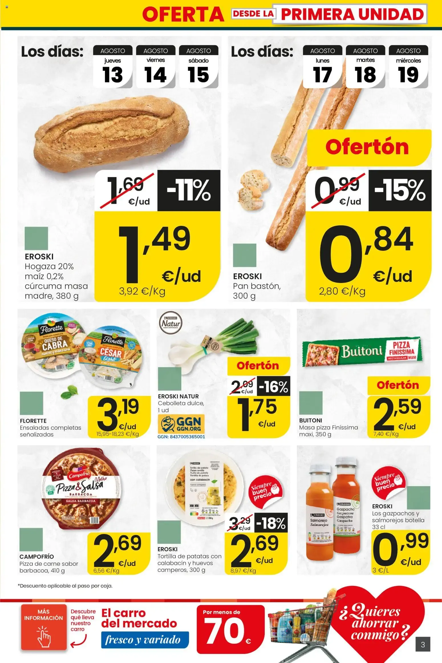 Catálogo de Ofertones de verano Eroski City 13 de agosto al 26 de agosto 2026 - Página 3