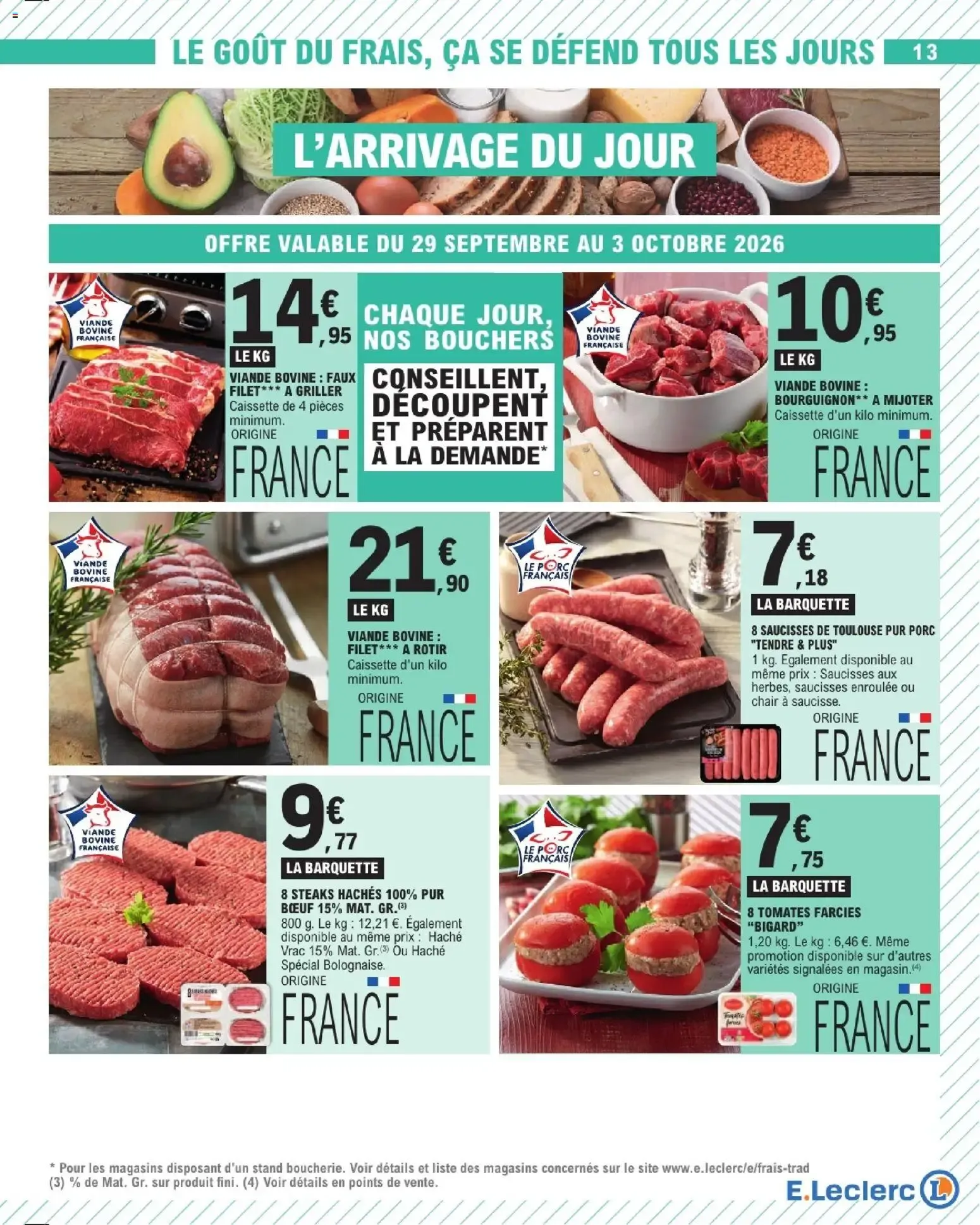 Catalogue E.Leclerc du 29/09/2026 | Nouveau promo prospectus du 29 septembre au 10 octobre 2026 - Catalogue page 13