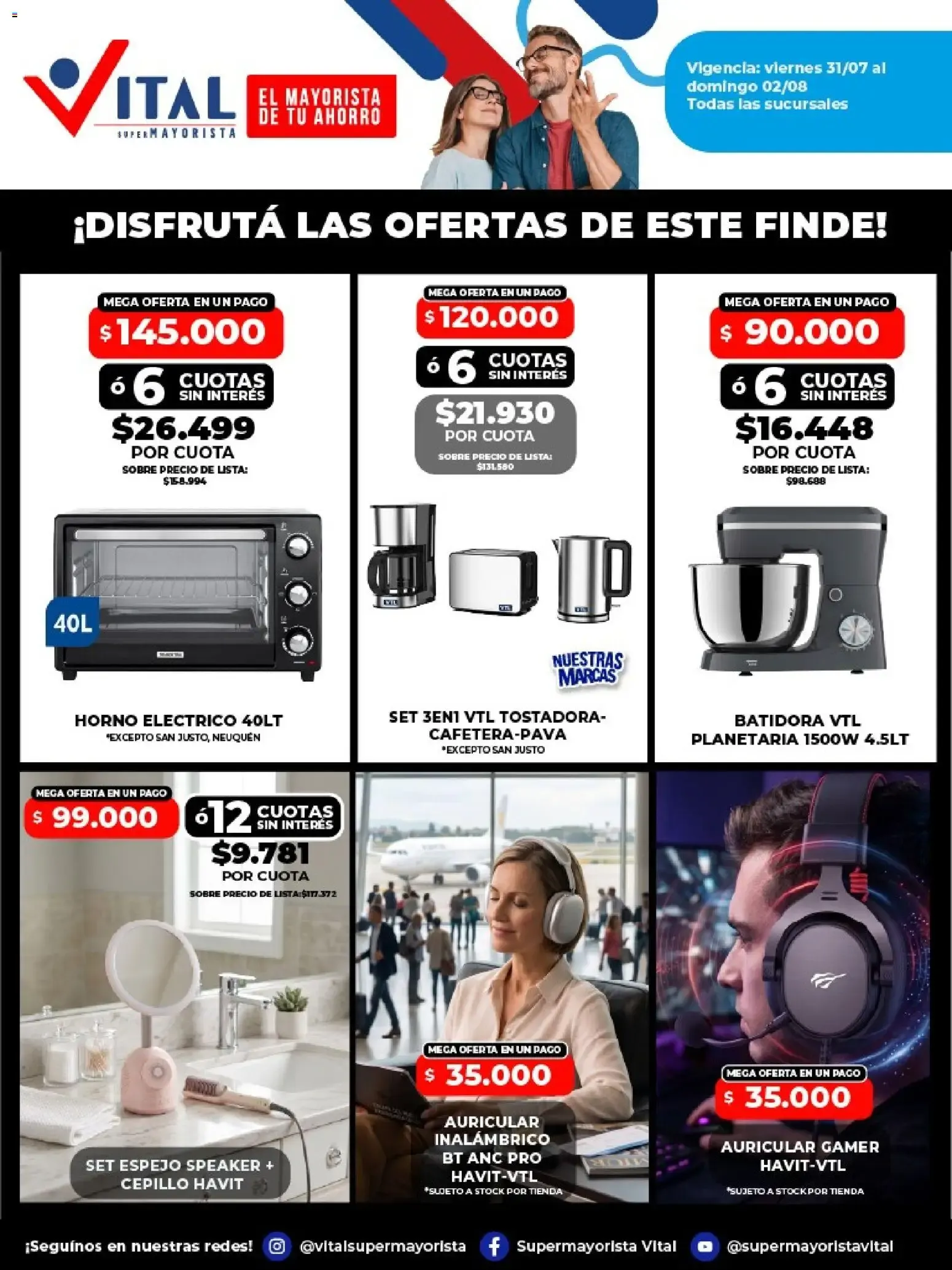 Ofertas de Vital - Ofertas fin POSADAS || del 31/07/2026 - 02/08/2026 || Catálogo 31 de julio al 2 de agosto 2026 - Página 2 del catálogo