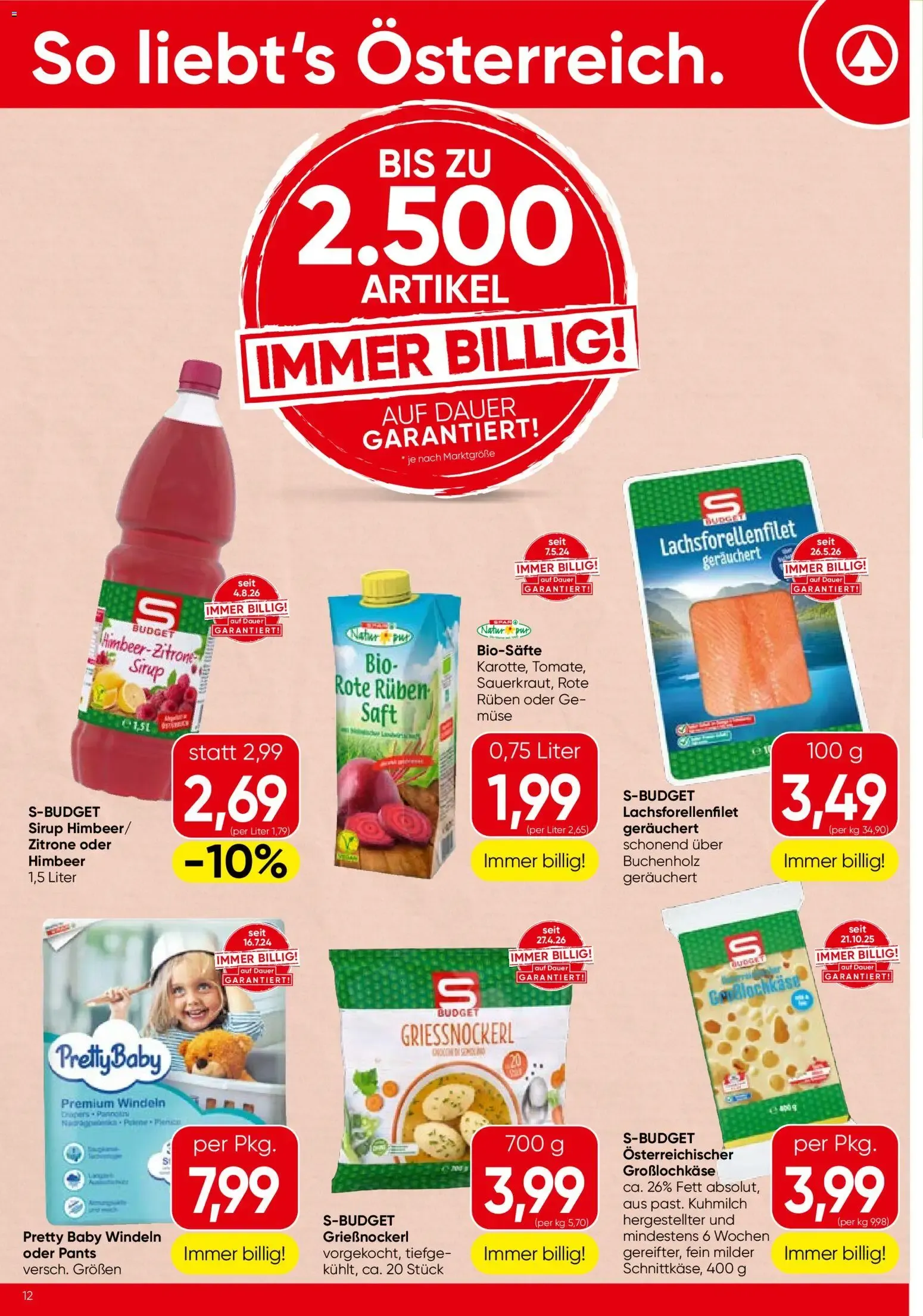 Spar Broschüre (01.10.2026) - Angebote und Prospekt von 1. Oktober bis 7. Oktober 2026 - Flugblätt seite  12