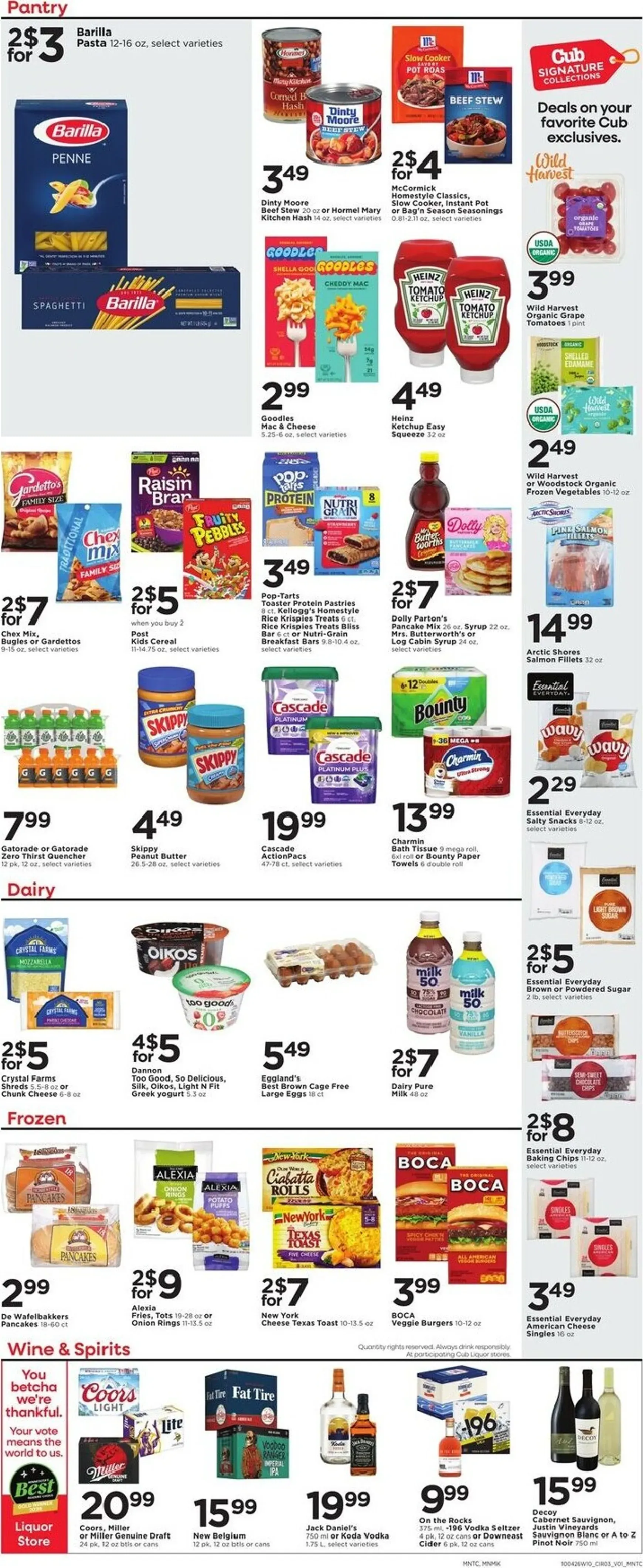 Weekly ad Current Cub leaflet valid from Sunday 10/04/2026 to Saturday 10/10/2026 from October 4 to October 10 2026 - Page 3