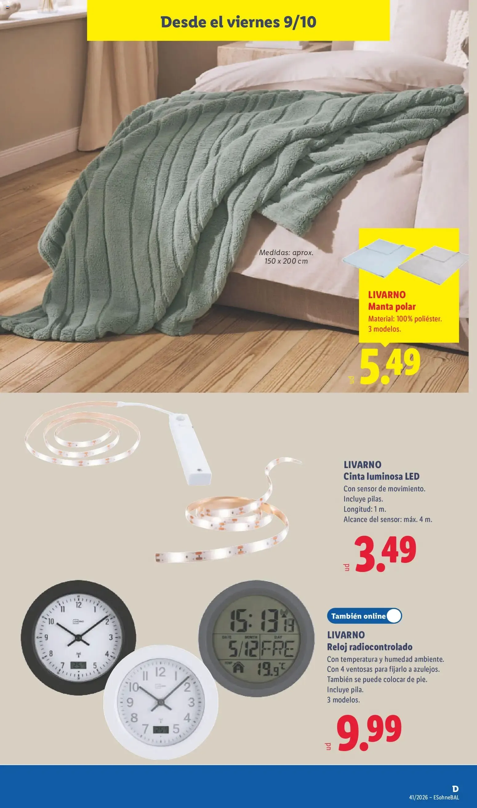 Catálogo de Lidl folleto de bazar del 05/10/2026 | Ofertas 5 de octubre al 11 de octubre 2026 - Página 25