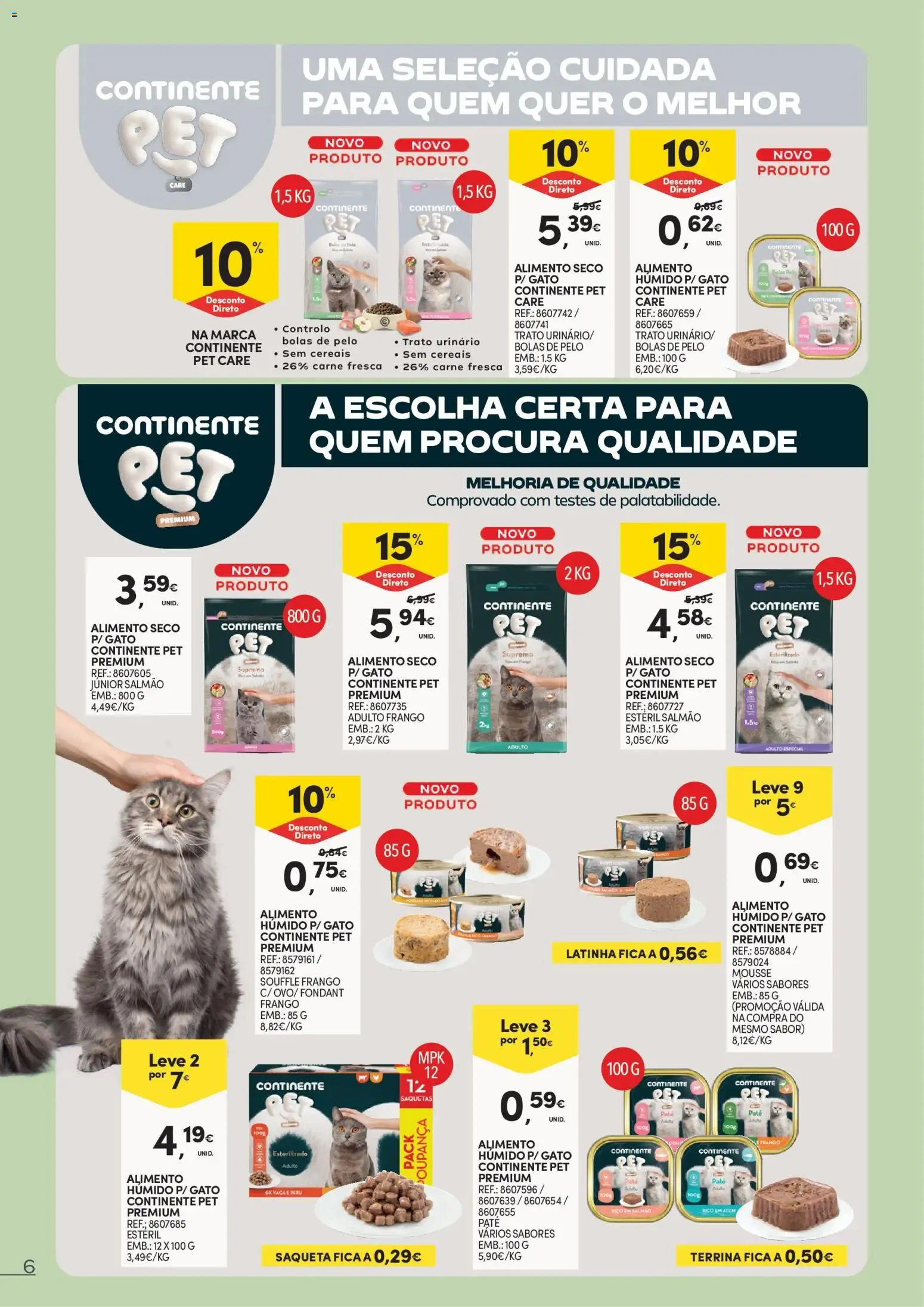Folheto Continente Animais de Companhia » de 09/06/2026 - 21/06/2026 de 9 de junho até 21 de junho 2026 - Pagina 6