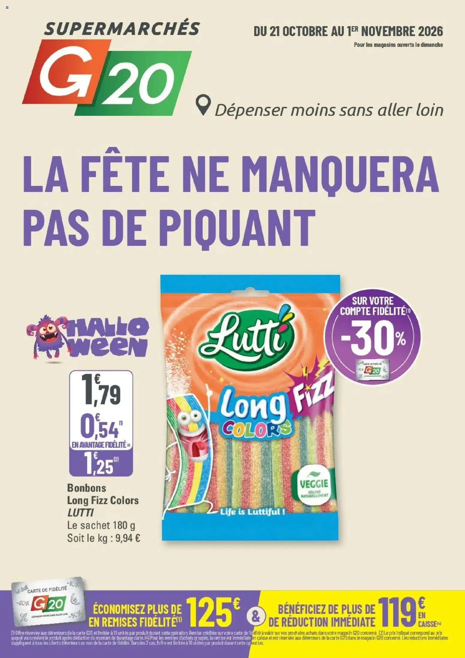 La fête ne manquera pas de piquant du 21 octobre au 1 novembre 2026 - Catalogue page 1
