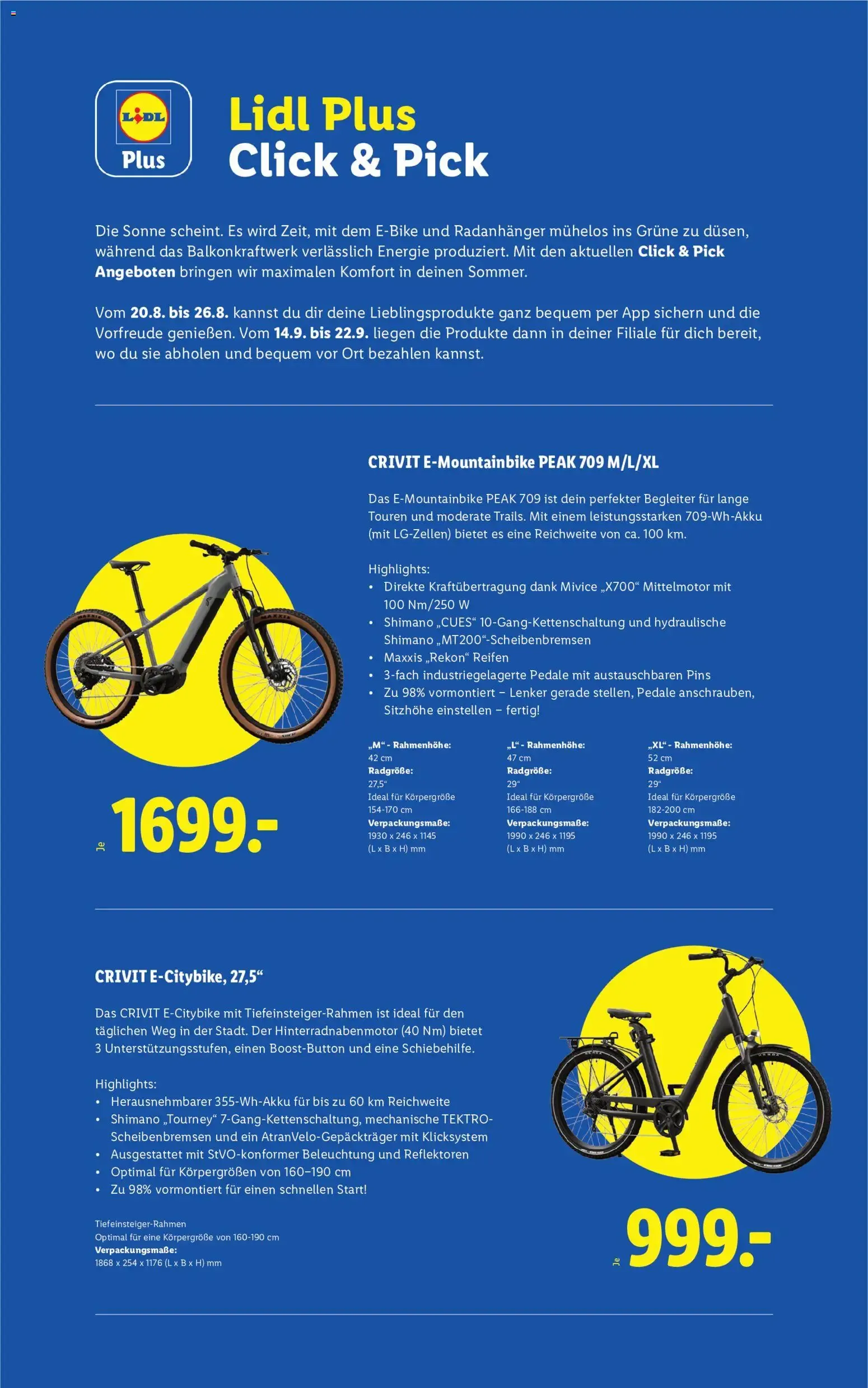 Lidl Plus Click & Pick von 20. August bis 26. August 2026 - Flugblätt seite  1