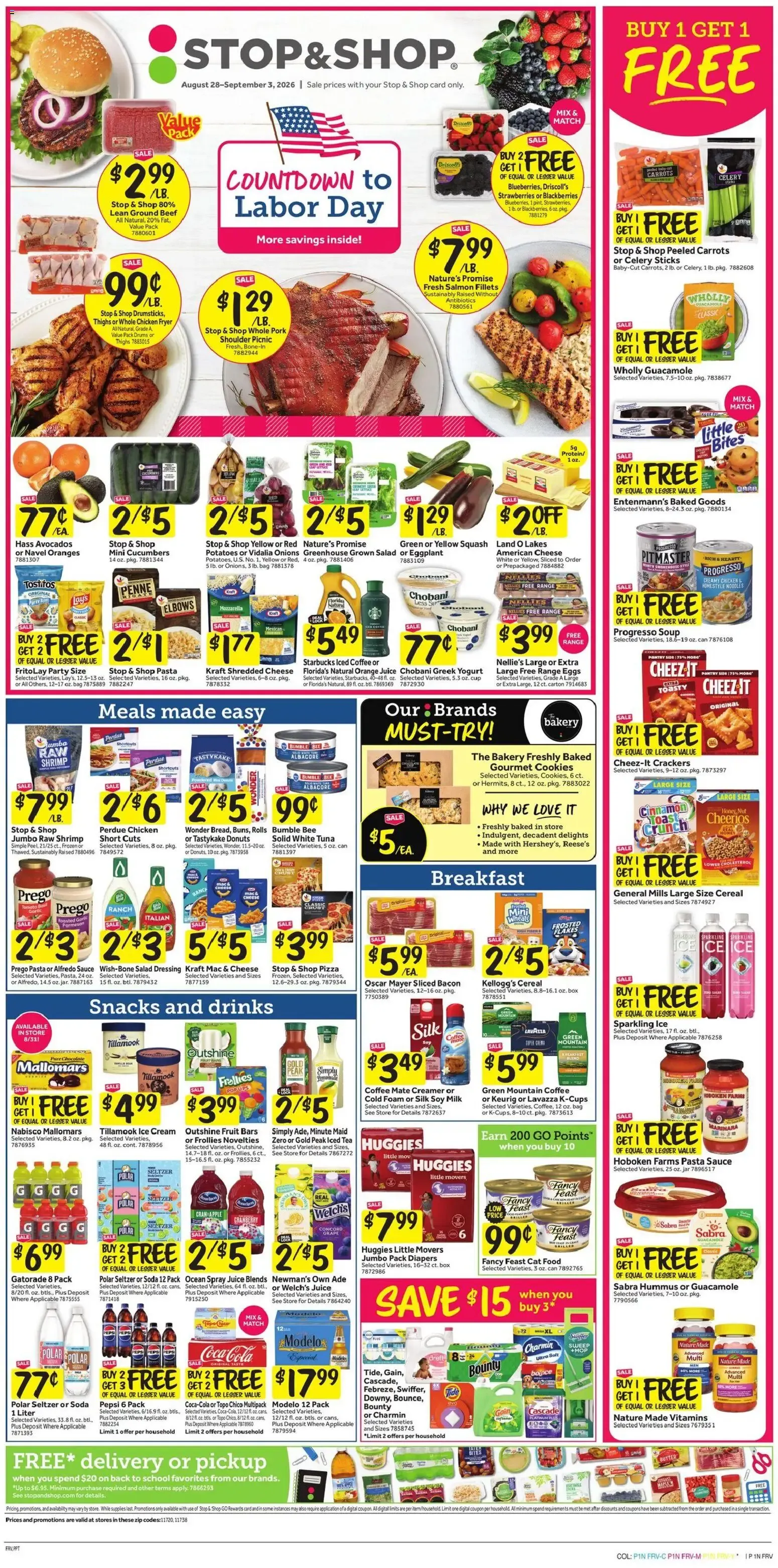 Weekly ad Stop & Shop Weekly Circular - NY (08/28 - 09/03 2026) - Flyer from August 28 to September 3 2026 - Page 1