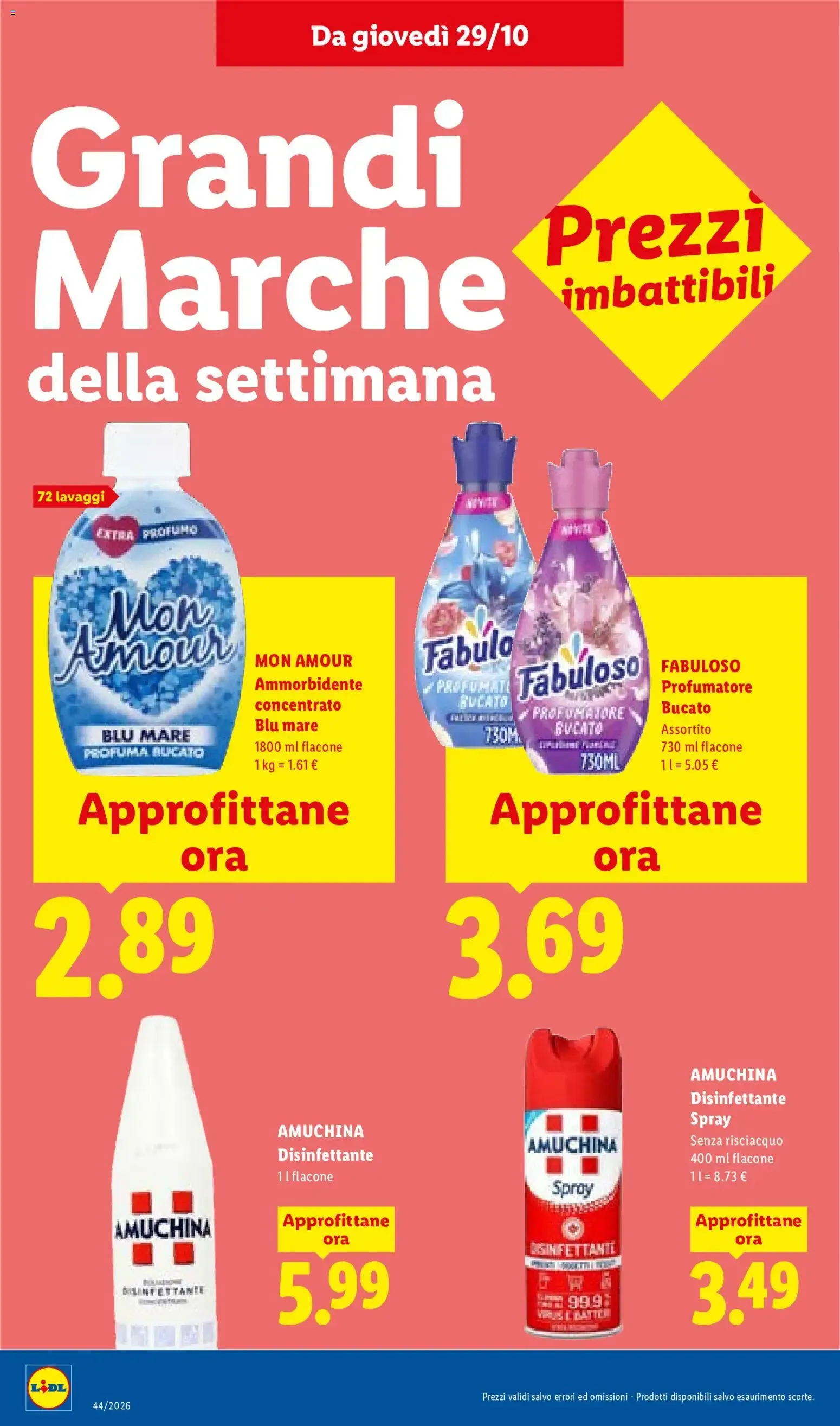LIDL La convenienza Deluxe a prezzi imbattibili. da 29 ottobre a 4 novembre di 2026 - Pagina del volantino 54