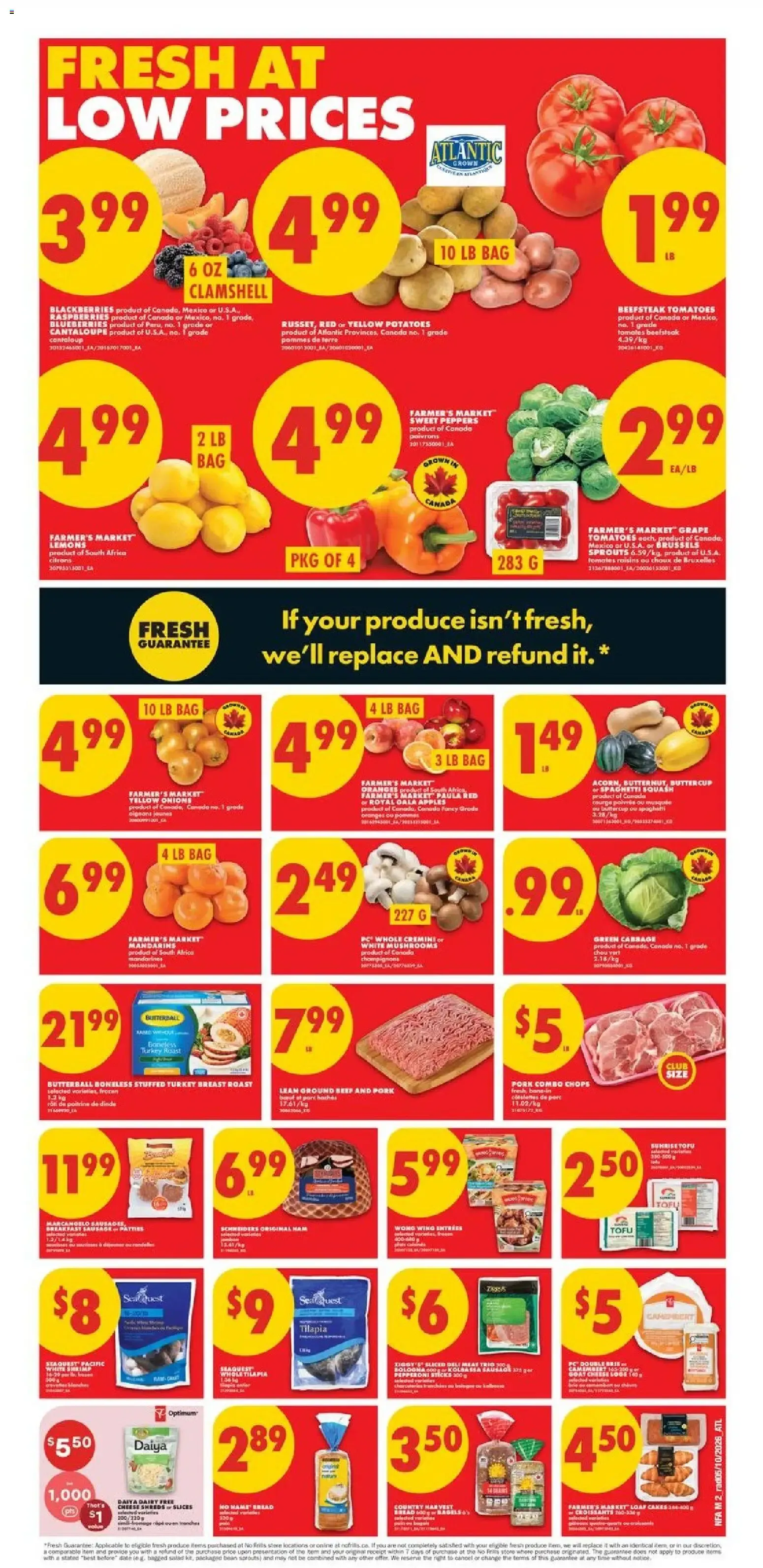 No Frills weekly flyer - NS from Oct 8, 2026 > weekly specials & deals from October 8 to October 14 2026 - flyer page 2