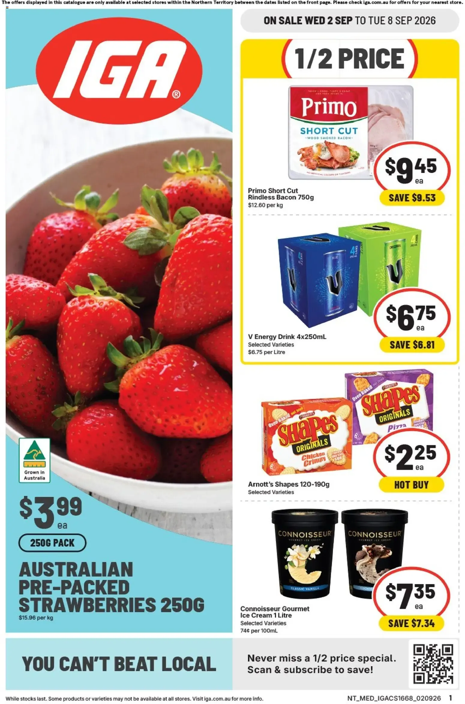 IGA catalogue valid from 02/09/2026 > Online Australia - Catalogue valid from 2 September to 8 September 2026 - page 1