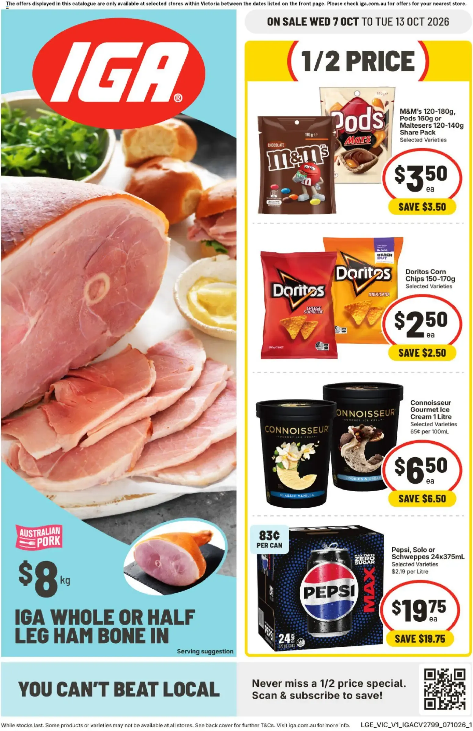 IGA Catalogue - Catalogue valid from 7 October to 13 October 2026 - page 1