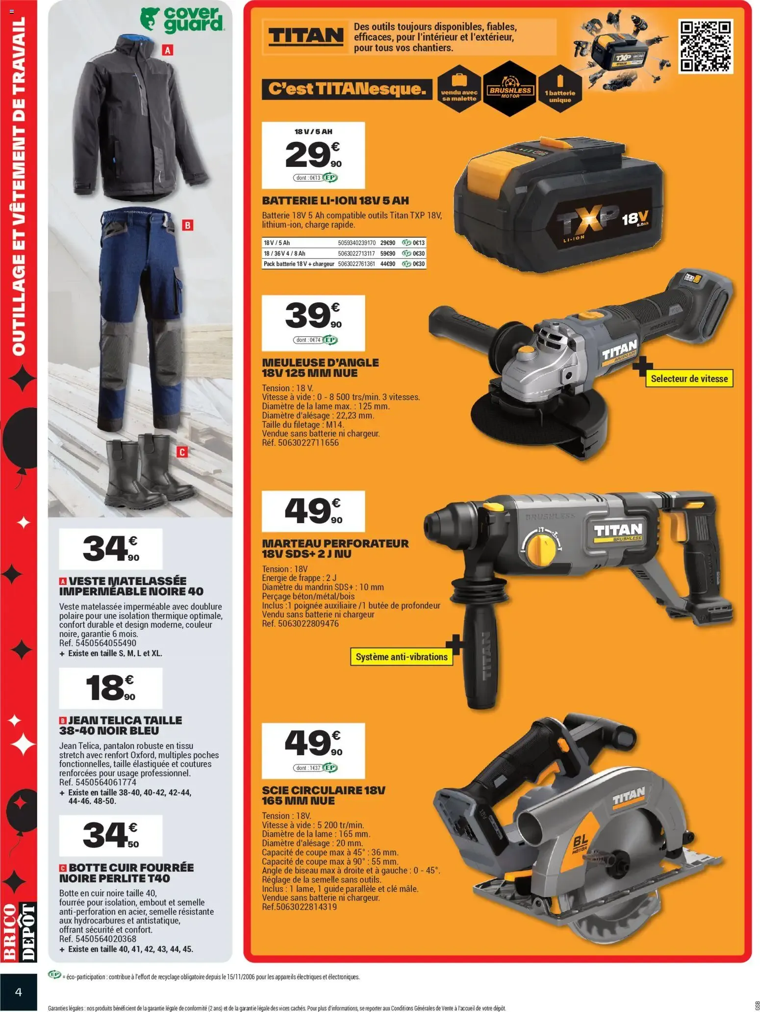 Brico Dépôt - l'anniv à prix dépôt à partir du 16/10/2026 - promo en ligne du 16 octobre au 29 octobre 2026 - Catalogue page 4