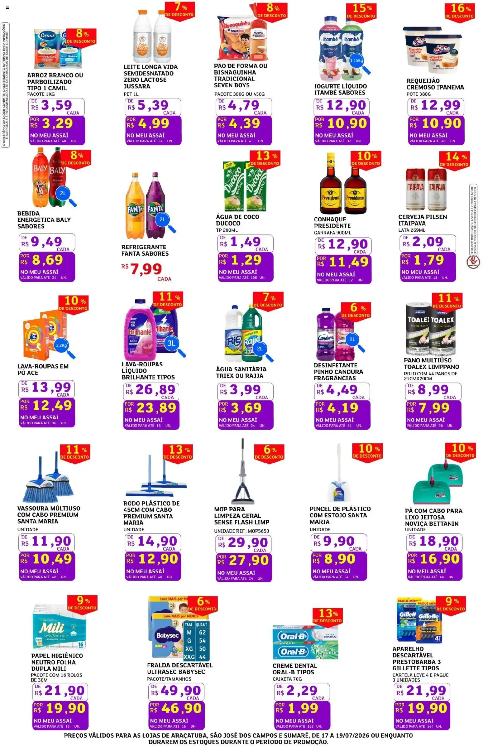 Encarte de Assaí Atacadista ofertas - SP de 17/07/2026 | Promoções Online 17 de julho até 19 de julho 2026 - Pagina 2