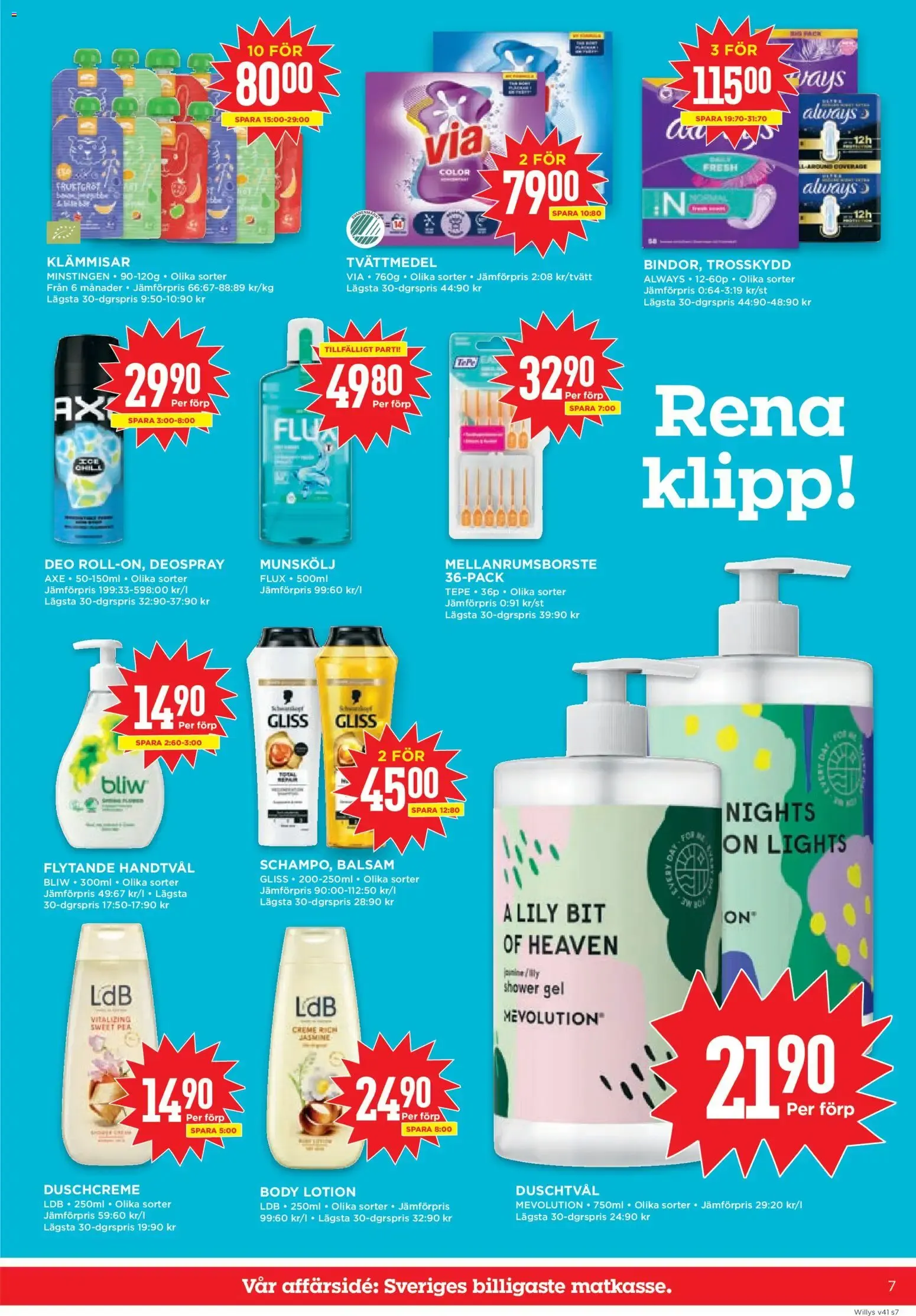 Willys: Massa gott till bra priser. från 5 oktober till 11 oktober 2026 - Reklamblad sidor 7
