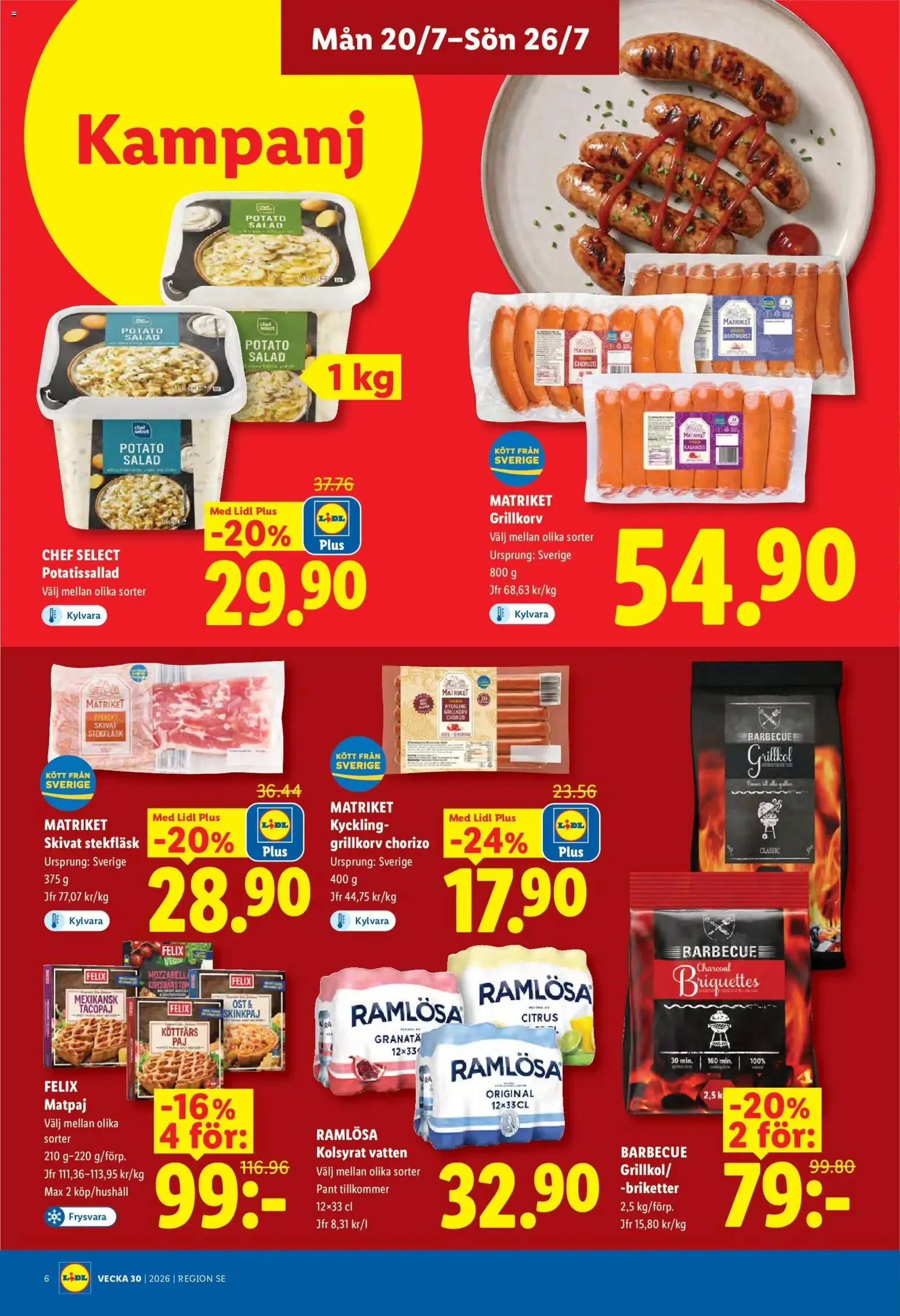 Lidl erbjudanden från 20/07/2026 - 26/07/2026 > Reklamblad nuvarande rabatter från 20 juli till 26 juli 2026 - Reklamblad sidor 6