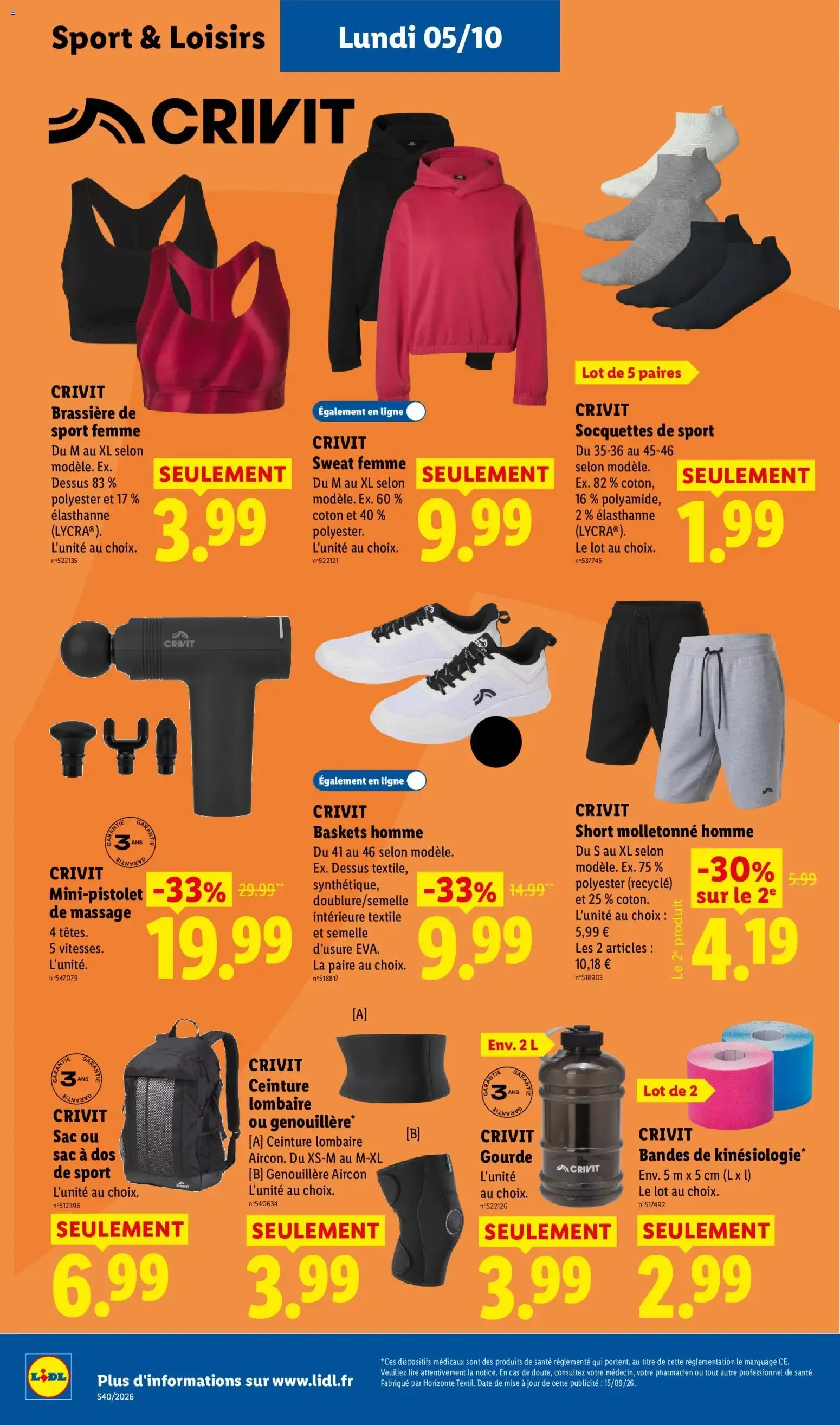 Catalogue LIDL du 01/10/2026 | Promo prospectus en ligne du 1 octobre au 7 octobre 2026 - Catalogue page 52