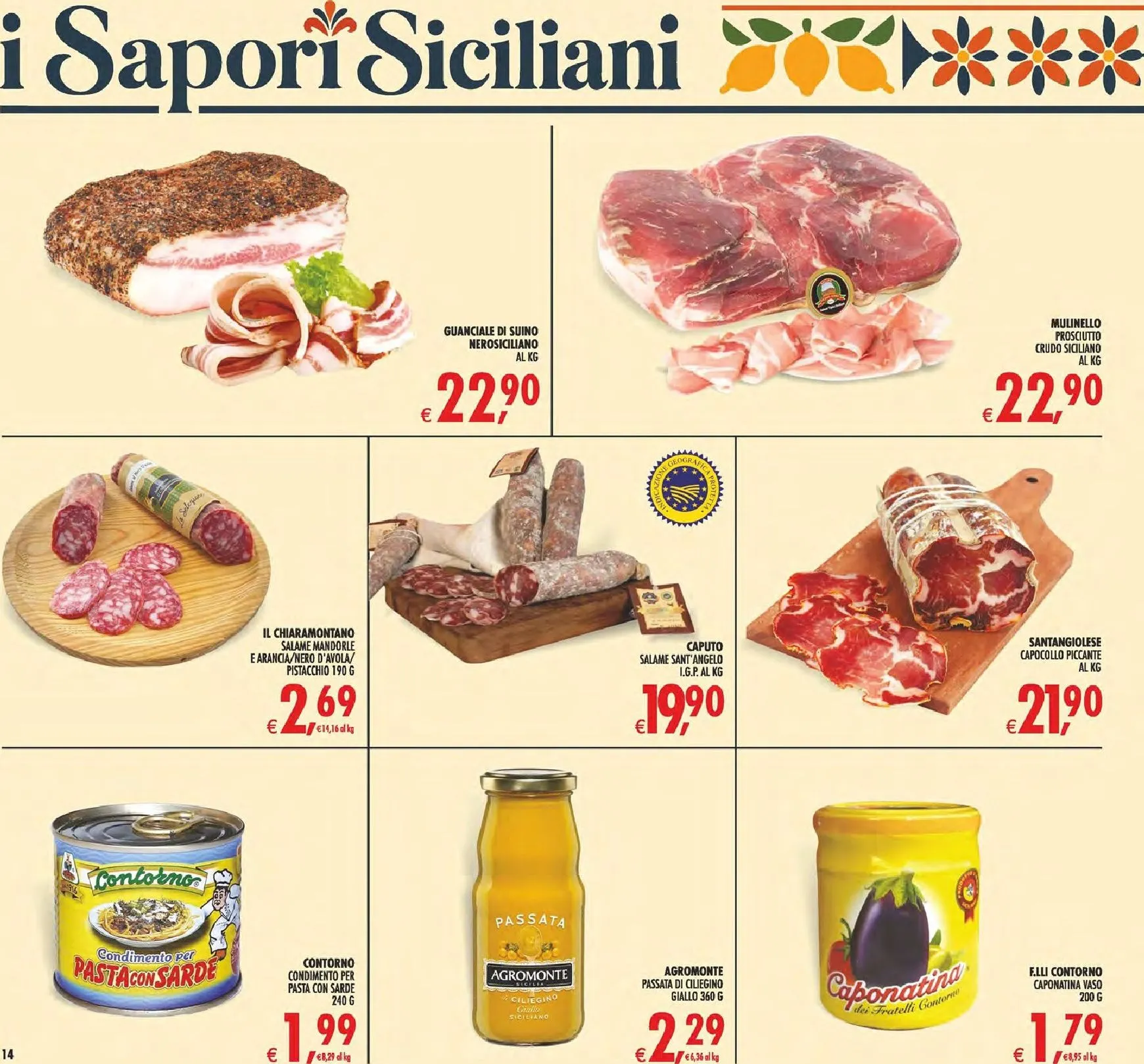 Volantino attuale di Decò - Supermercati/Maxistore/Local Lipari valido dal martedì 09/06/2026 al giovedì 18/06/2026 da 9 giugno a 18 giugno di 2026 - Pagina del volantino 14