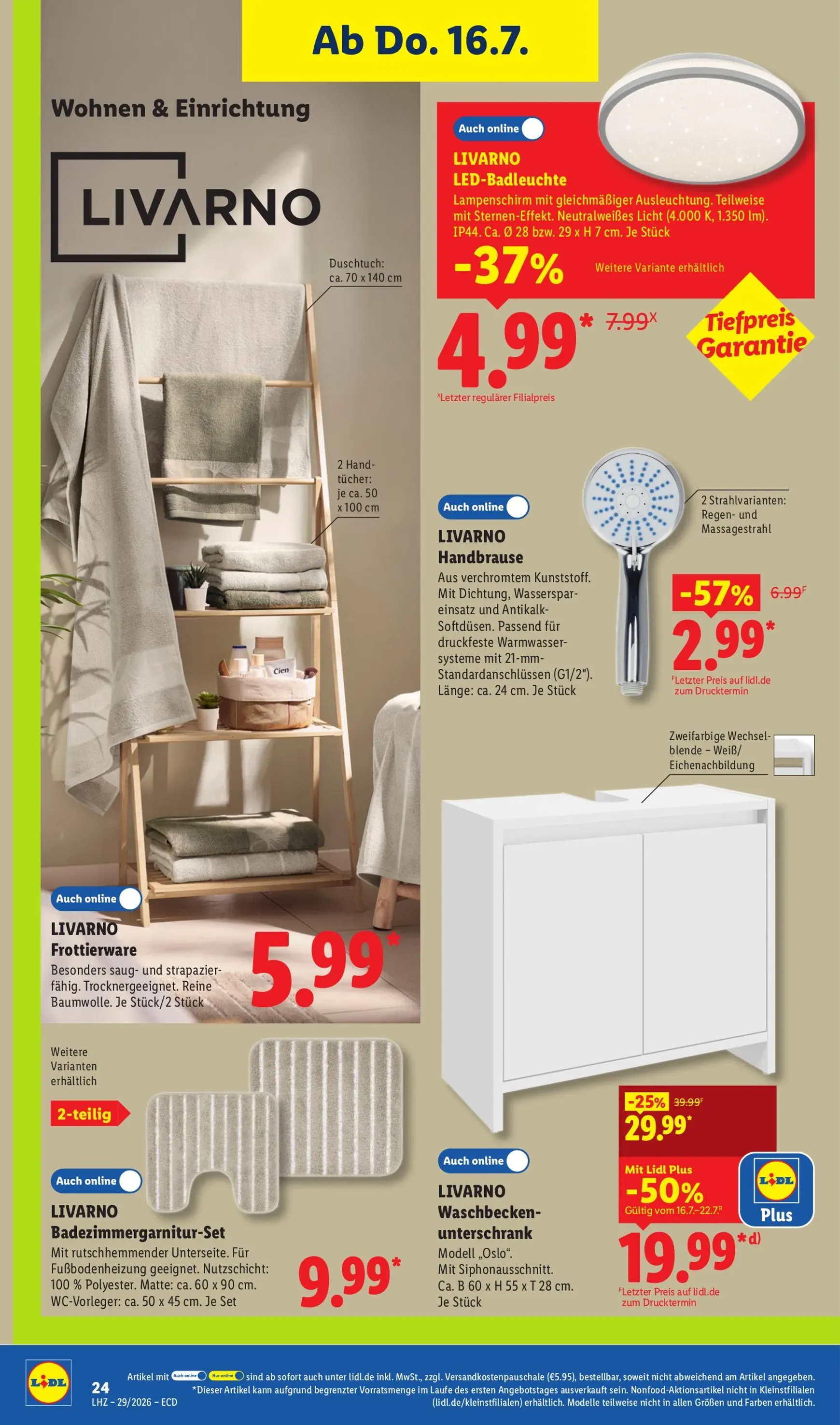Lidl - Angebot der Woche Prospekt nächste Woche – von Montag 13.07.2026 bis Samstag 18.07.2026 von 13. Juli bis 18. Juli 2026 - Prospekt seite 24