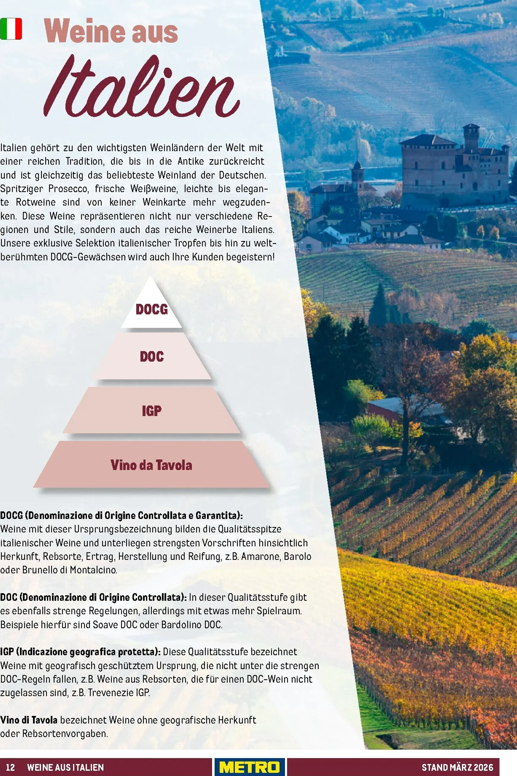 Sortimentskatalog Hauswein: Für jeden Anlass der passende Tropfen von 1. März bis 31. Dezember 2026 - Prospekt seite 12