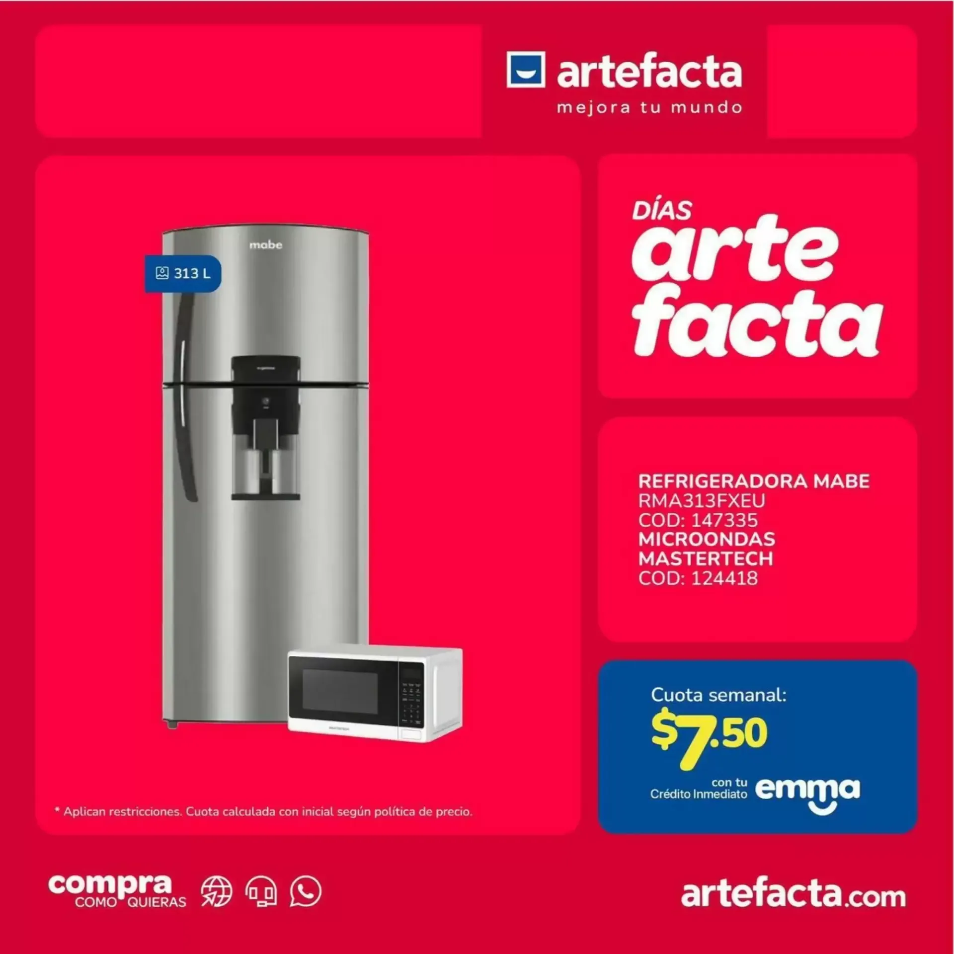 Catalogo de Catálogo Artefacta 6 de septiembre al 21 de septiembre 2026 - Pag 2