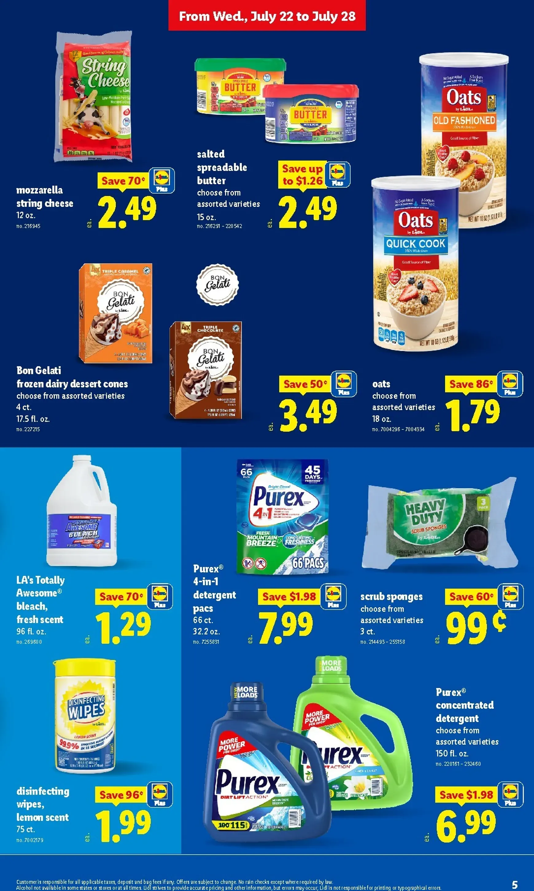 Weekly ad Lidl Weekly Deals Flyer from July 22 to July 28 2026 - Page 5