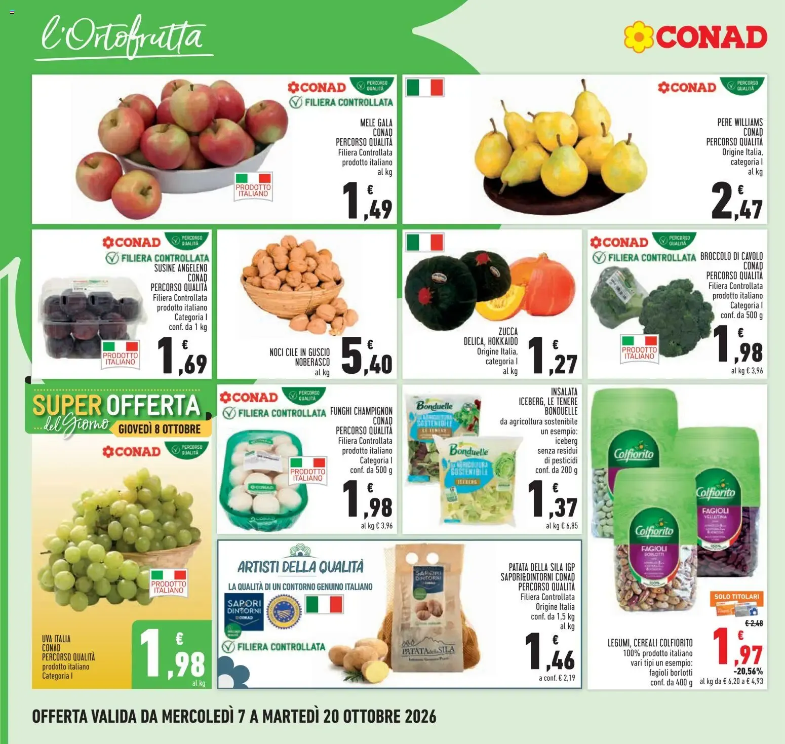 Anteprima volantino Conad dal 07/10/2026 prossima settimana da 7 ottobre a 20 ottobre di 2026 - Pagina del volantino 8