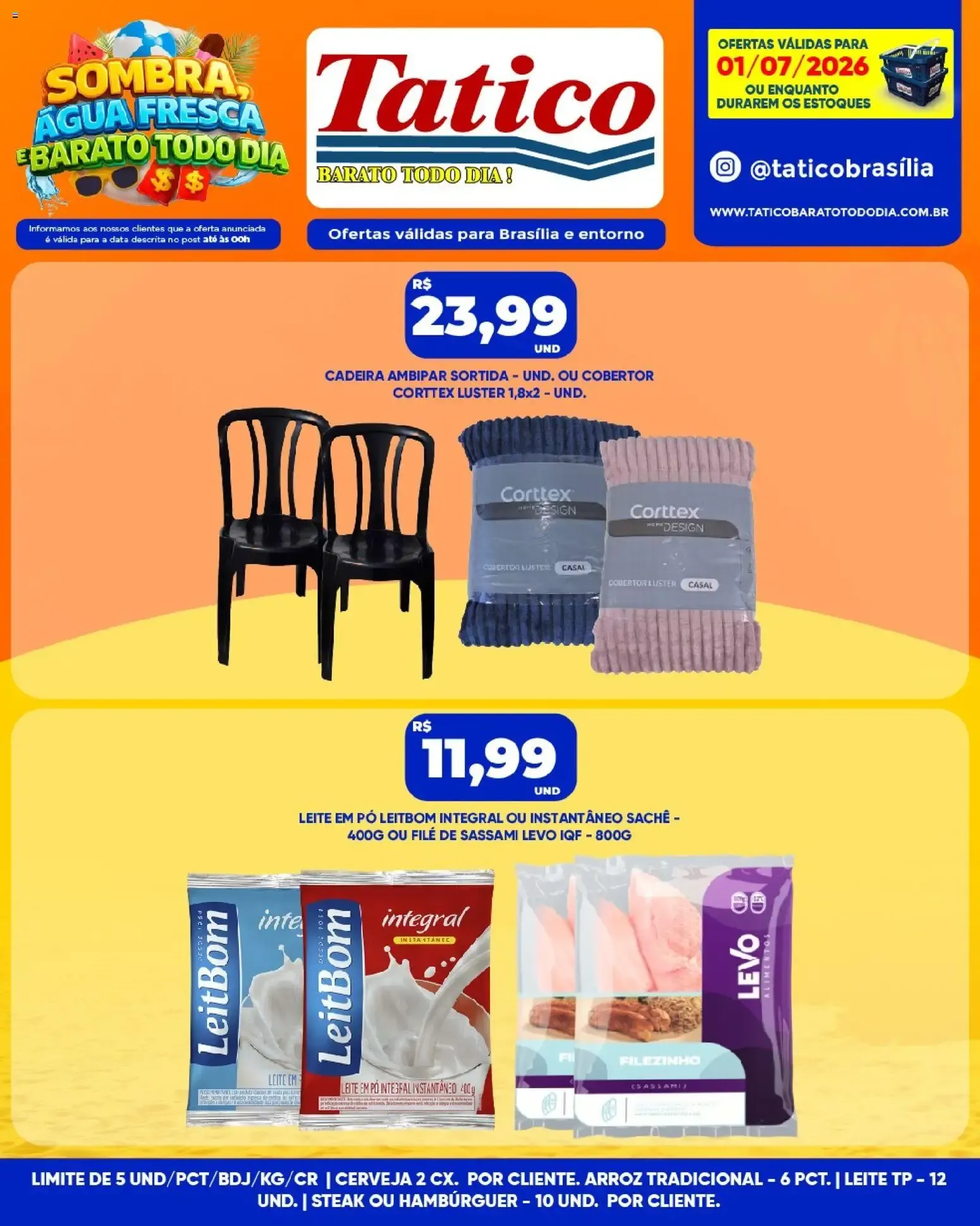 Encarte de Tatico ofertas do Dia de 01/07/2026 | Promoções Online 1 de julho até 1 de julho 2026 - Pagina 9