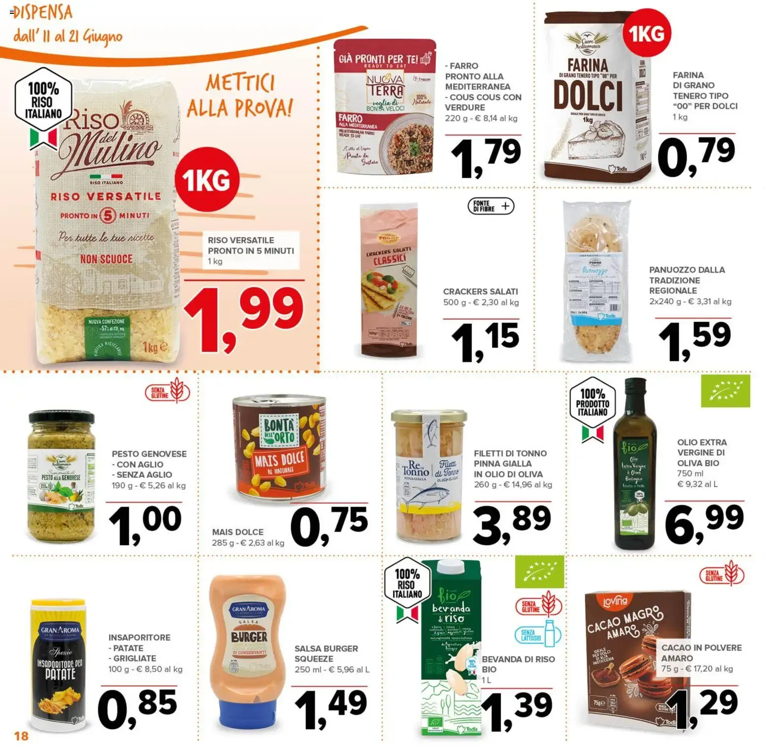 Nuovo Todis volantino dal 11/06/2026 > offerte anteprima 🛍️ da 11 giugno a 21 giugno di 2026 - Pagina del volantino 18