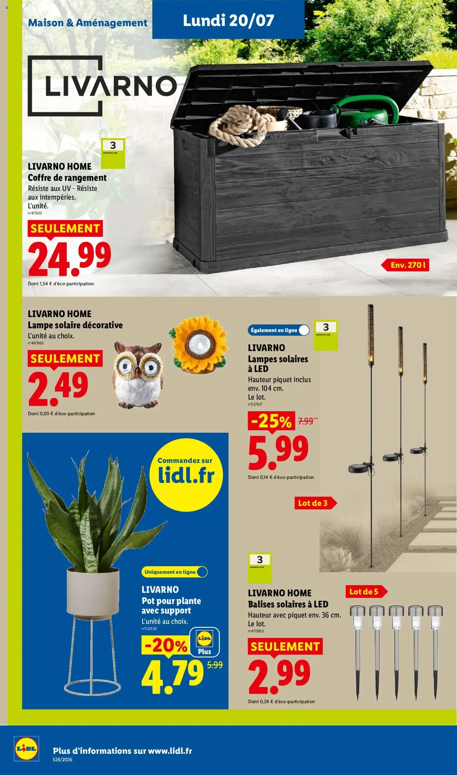 Lidl - L'Été Imbattable du 16 juillet au 22 juillet 2026 - Catalogue page 50
