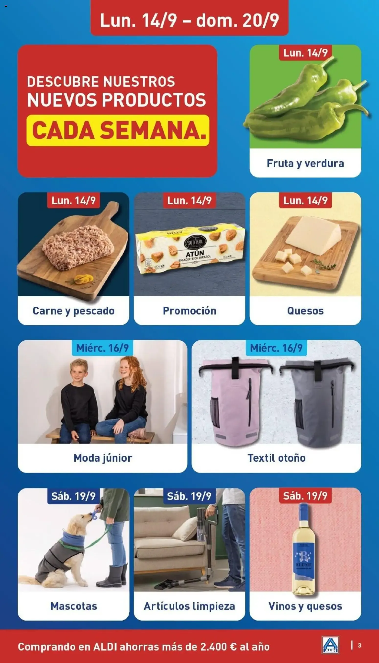Catálogo de Aldi: Qué poco cuesta comprar bien 14 de septiembre al 20 de septiembre 2026 - Página 3