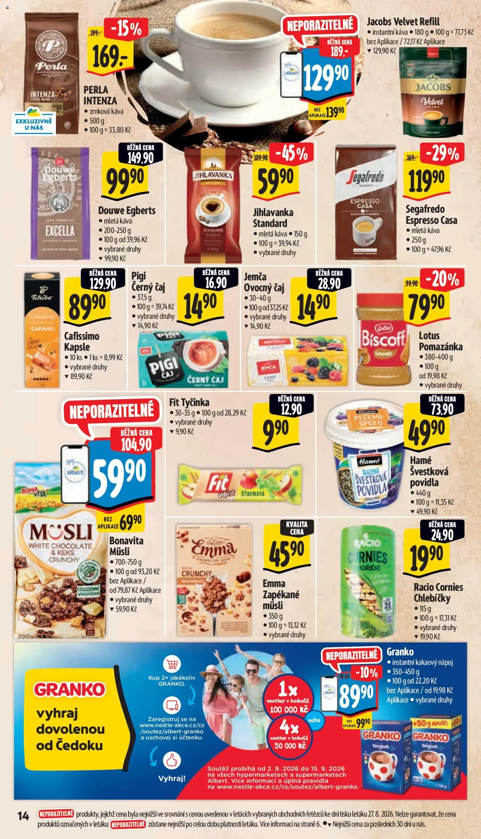 Albert leták - Supermarket od 02.09.2026 - Akční leták - 2. září 8. září 2026 - Page 22