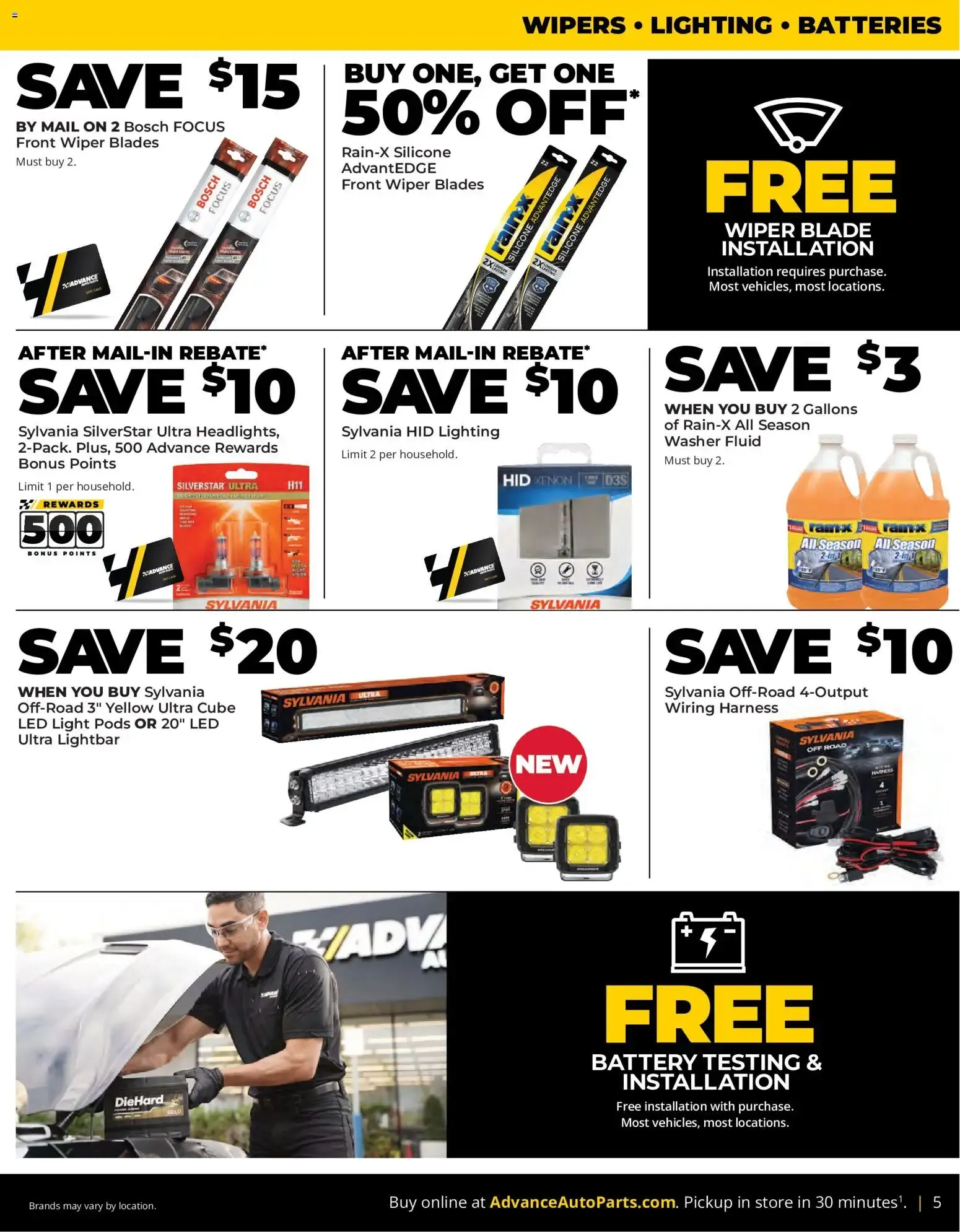 Weekly ad Advance Auto Parts Weekly Ad from 09/13/2026 - Flyer from September 13 to October 10 2026 - Page 5