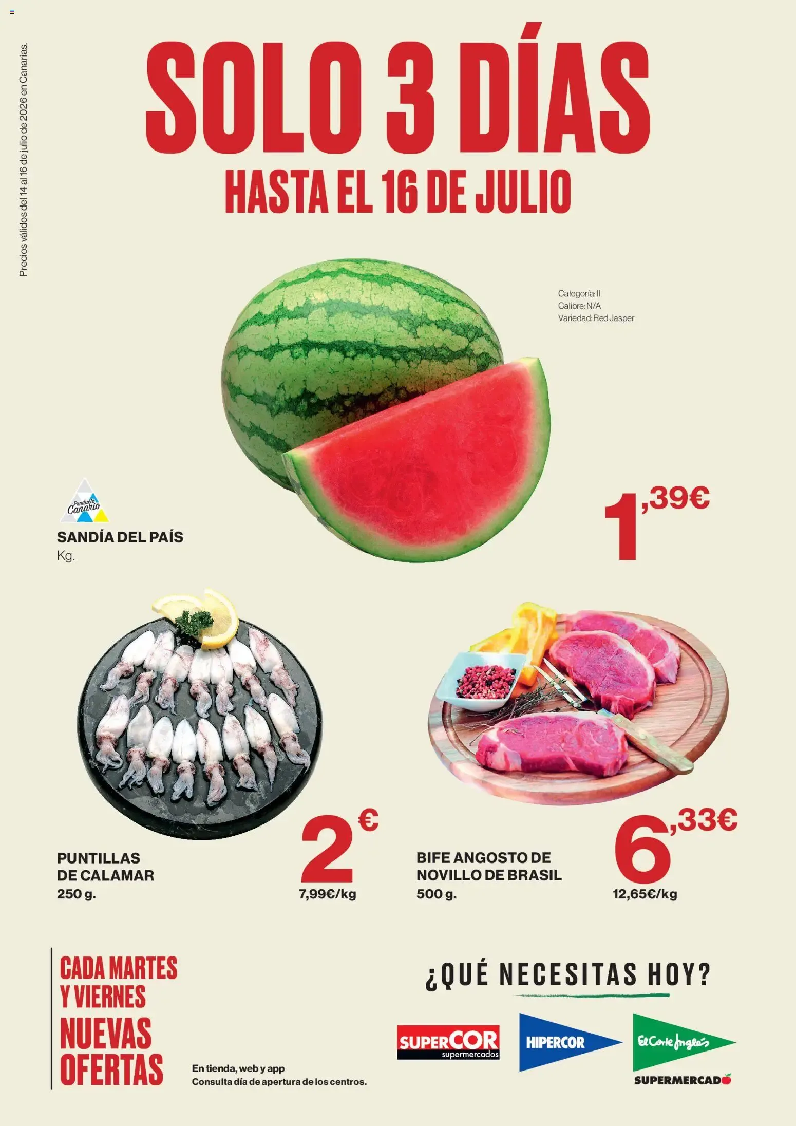 Catálogo de Supercor Canarias 14/07/2026 - 16/07/2026 14 de julio al 16 de julio 2026 - Página 1