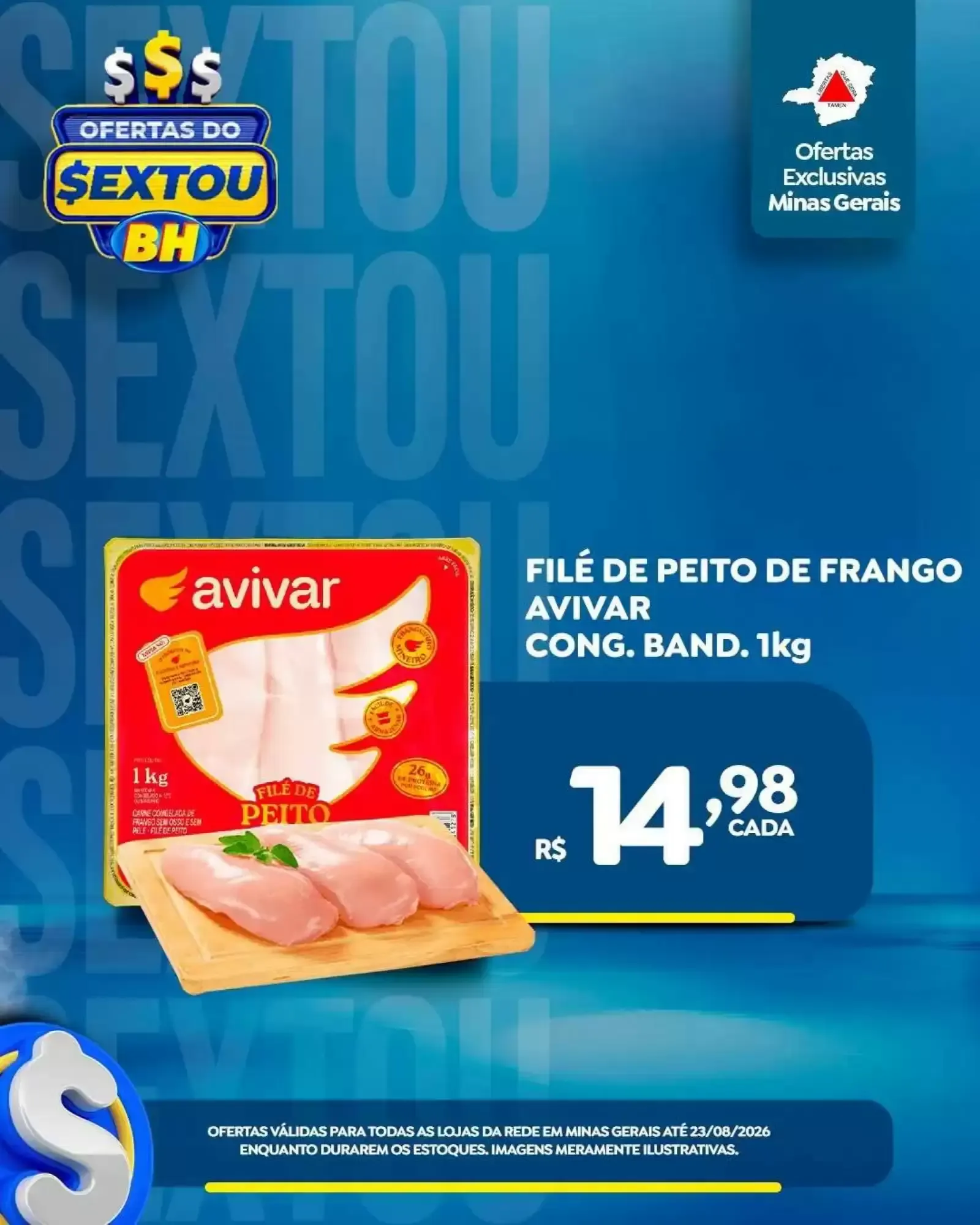 Encarte de Ofertas do Sextou BH - Minas Gerais 21 de agosto até 23 de agosto 2026 - Pagina 3