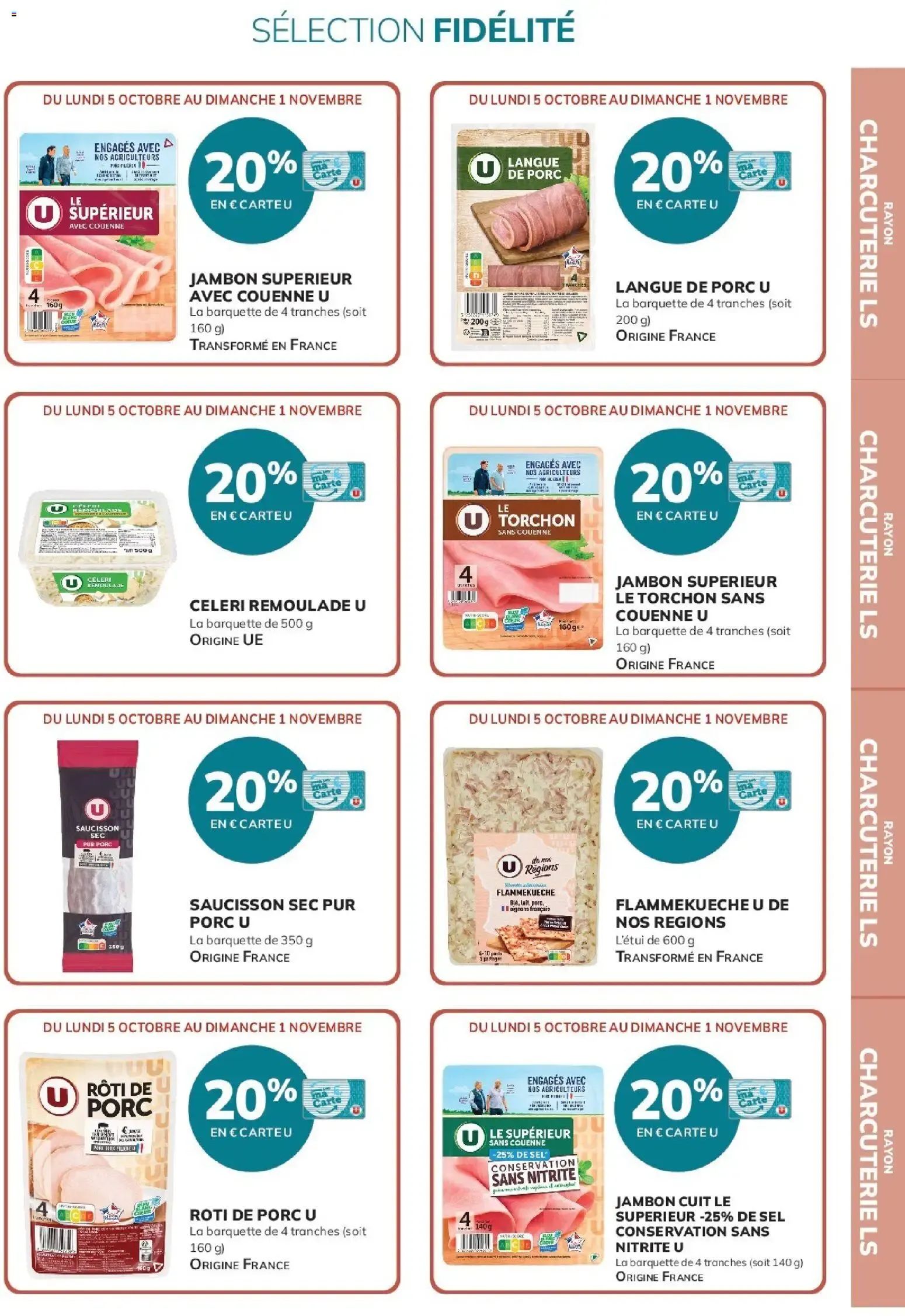 20% reversés sur votre Carte U du 5 octobre au 1 novembre 2026 - Catalogue page 3