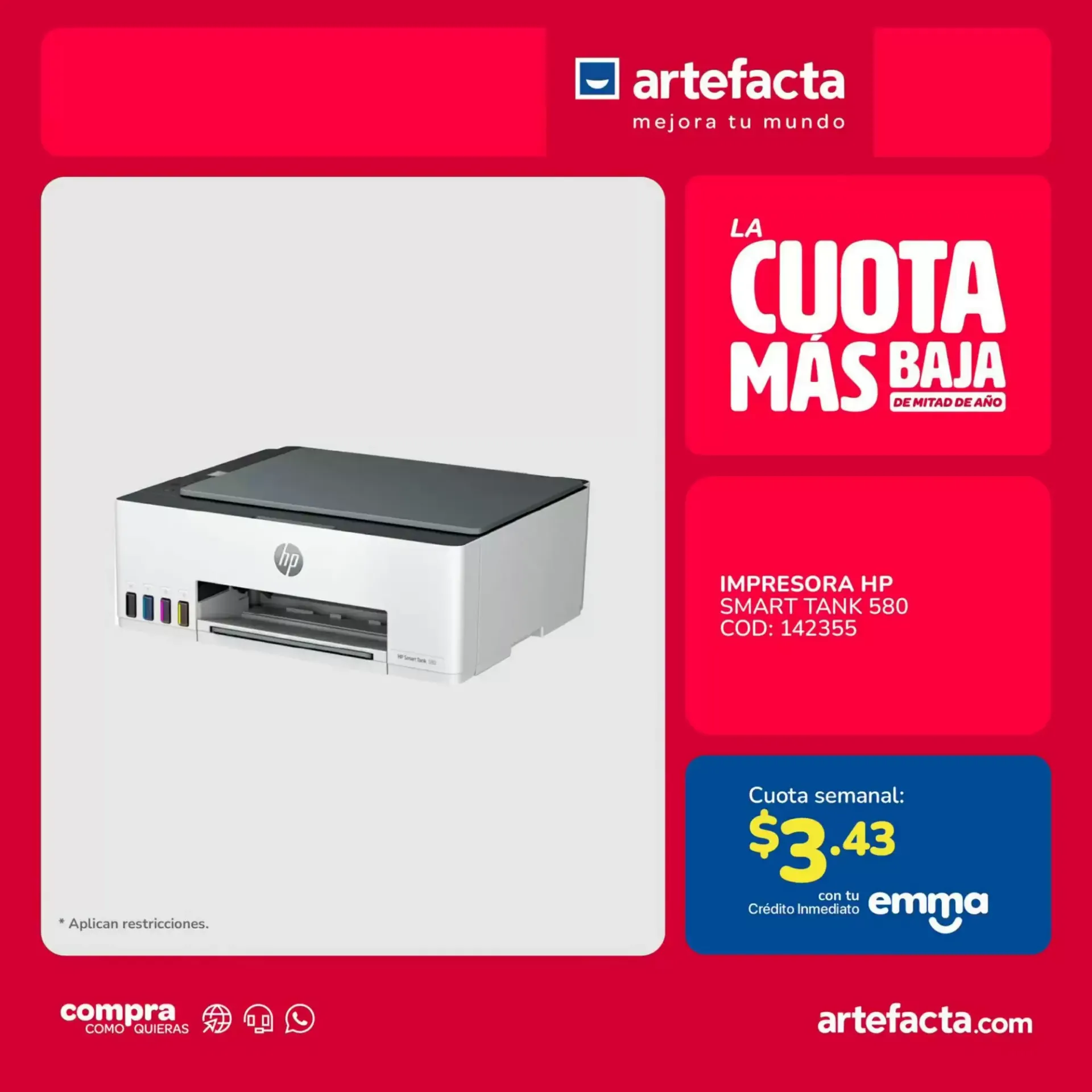 Catalogo de Catálogo Artefacta 22 de julio al 4 de agosto 2026 - Pag 3