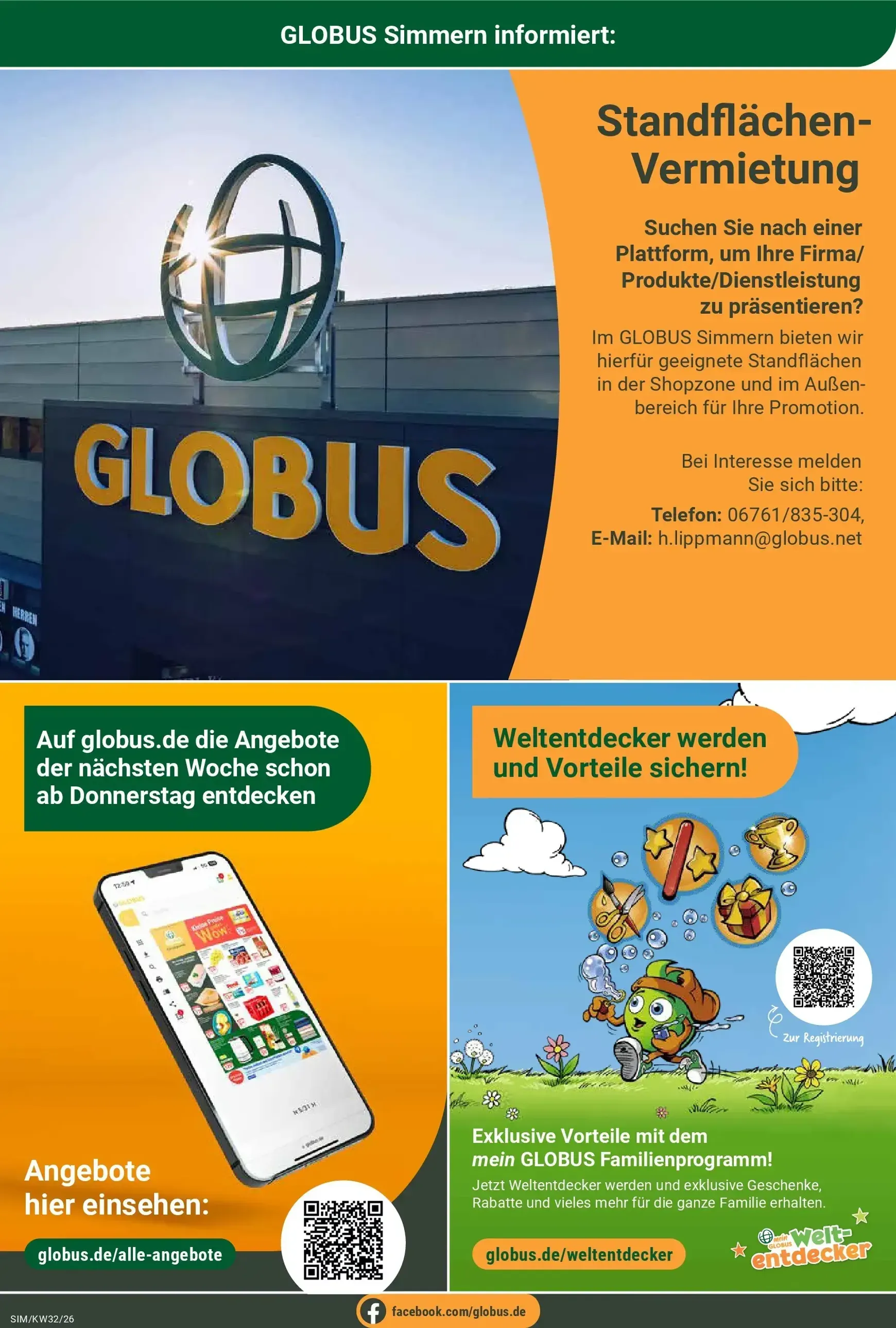 Globus - Simmern Prospekt – von Montag 03.08.2026 bis Samstag 08.08.2026 von 3. August bis 8. August 2026 - Prospekt seite 26