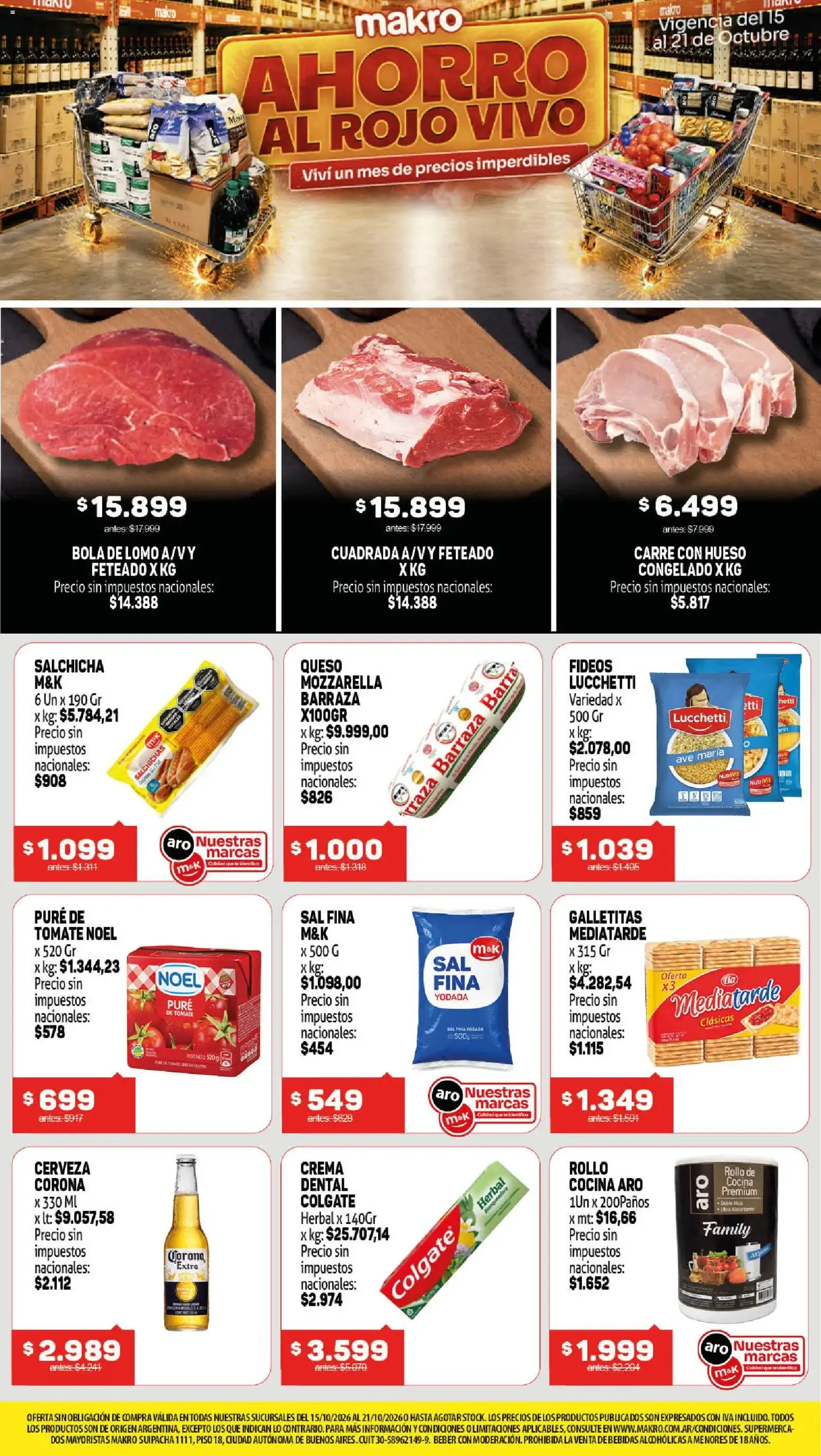 Ofertas de Makro ofertas del 15/10/2026 - 21/10/2026 15 de octubre al 21 de octubre 2026 - Página 1 del catálogo