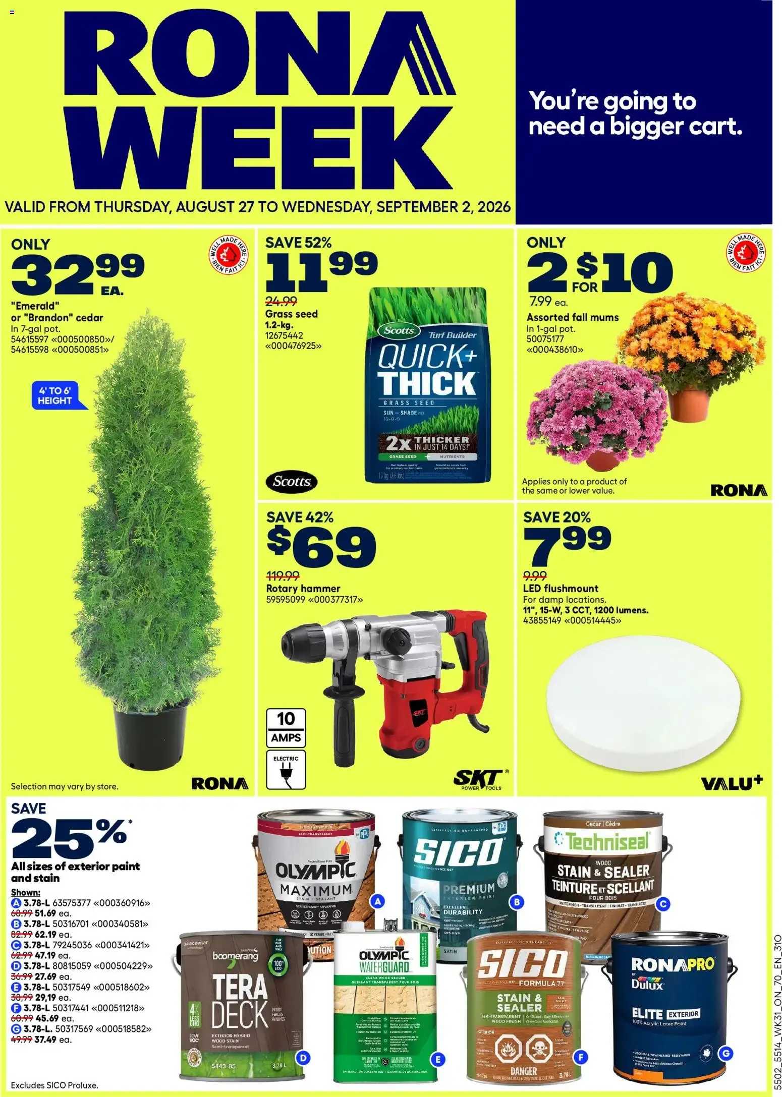 15% off regular-priced items with a $100 purchase from August 28 to August 30 2026 - flyer page 2