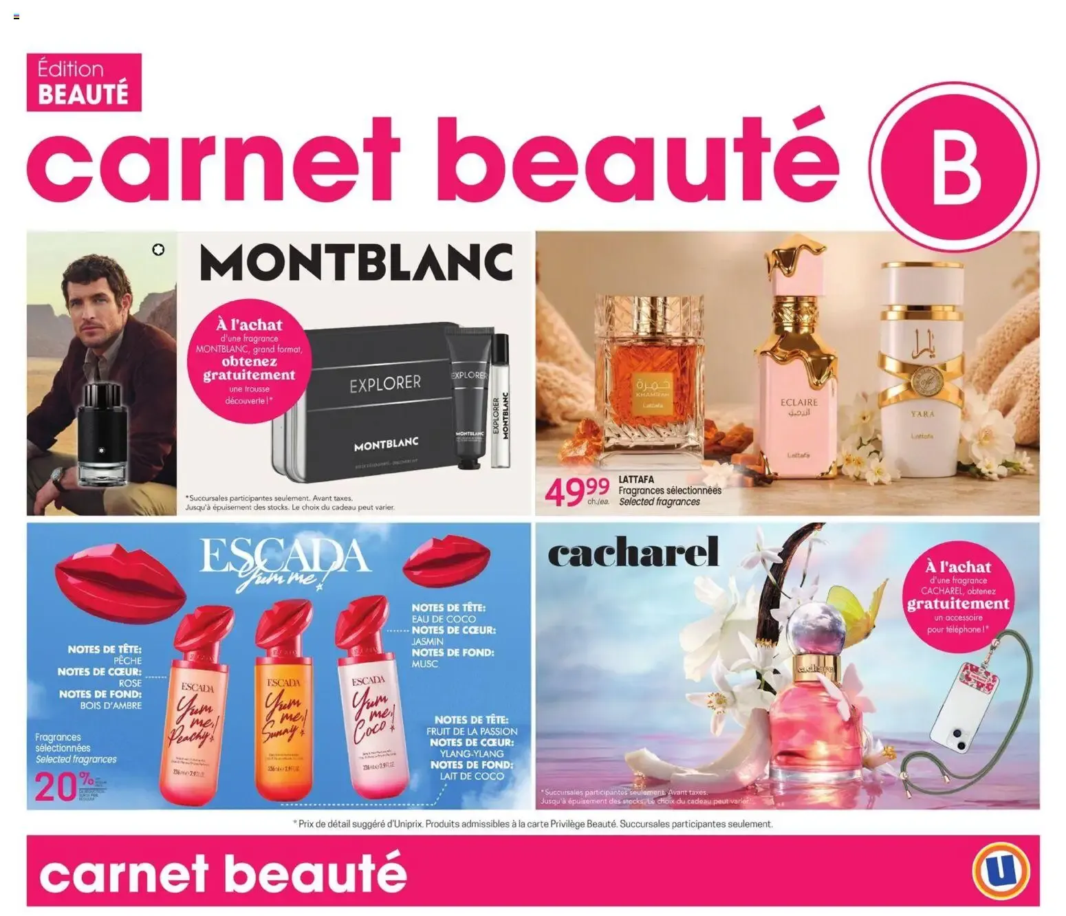 Uniprix - Carnet beauté from Oct 22, 2026 > weekly specials & deals