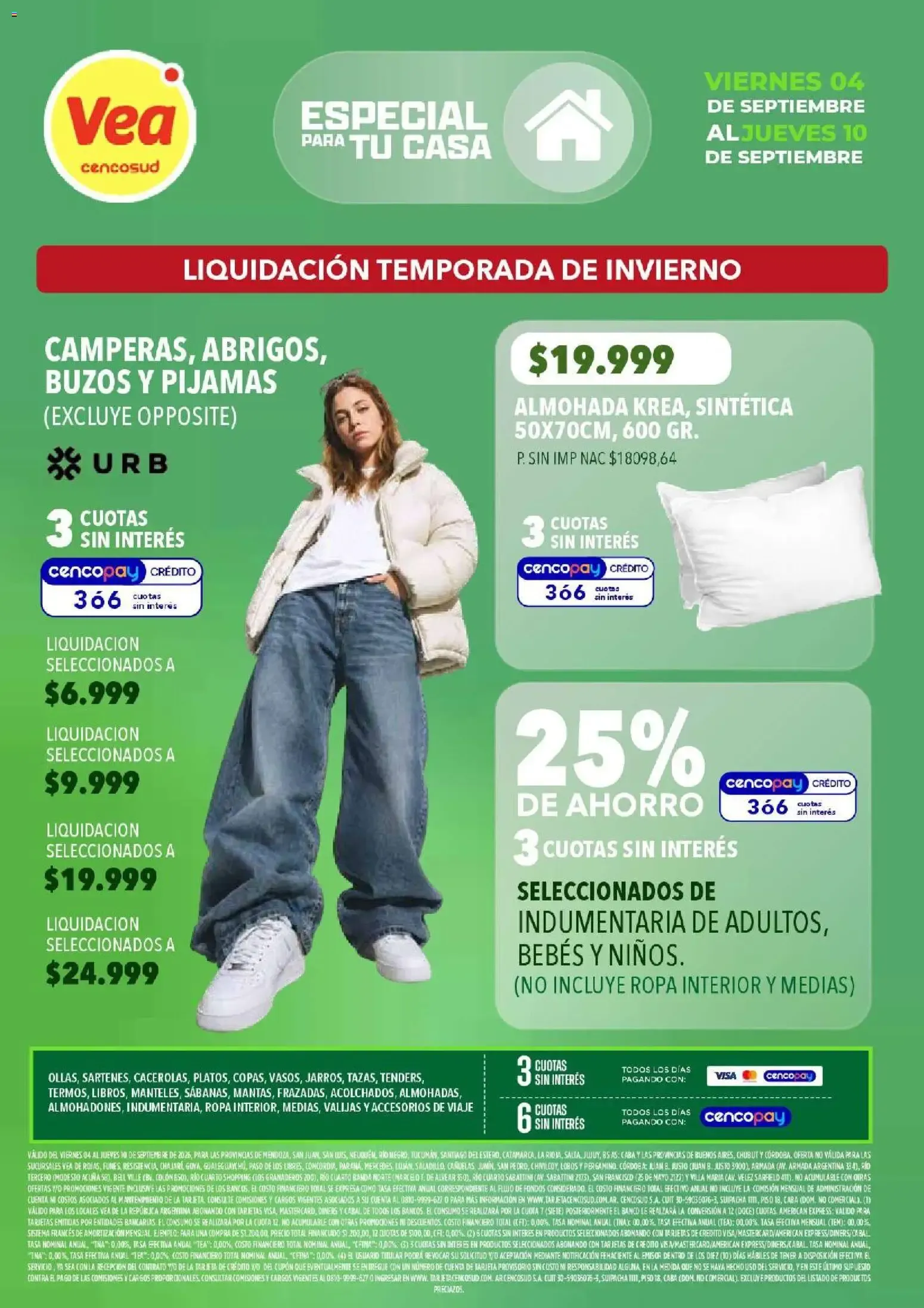 Ofertas de Vea - Especial para tu casa del 04/09/2026 - 09/09/2026 4 de septiembre al 9 de septiembre 2026 - Página 8 del catálogo