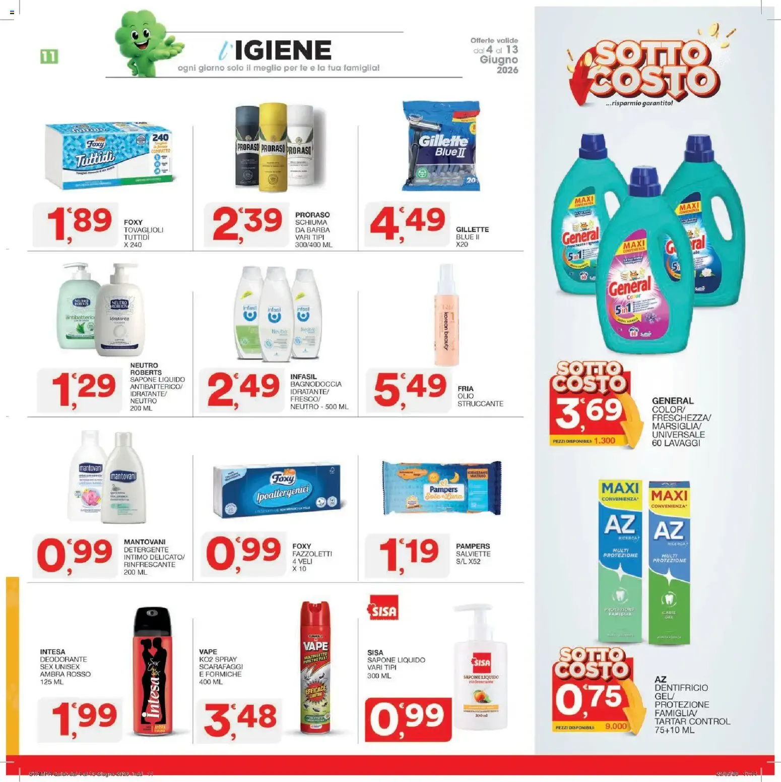Nuovo SISA volantino Quick dal 04/06/2026 > offerte anteprima 🛍️ da 4 giugno a 13 giugno di 2026 - Pagina del volantino 11
