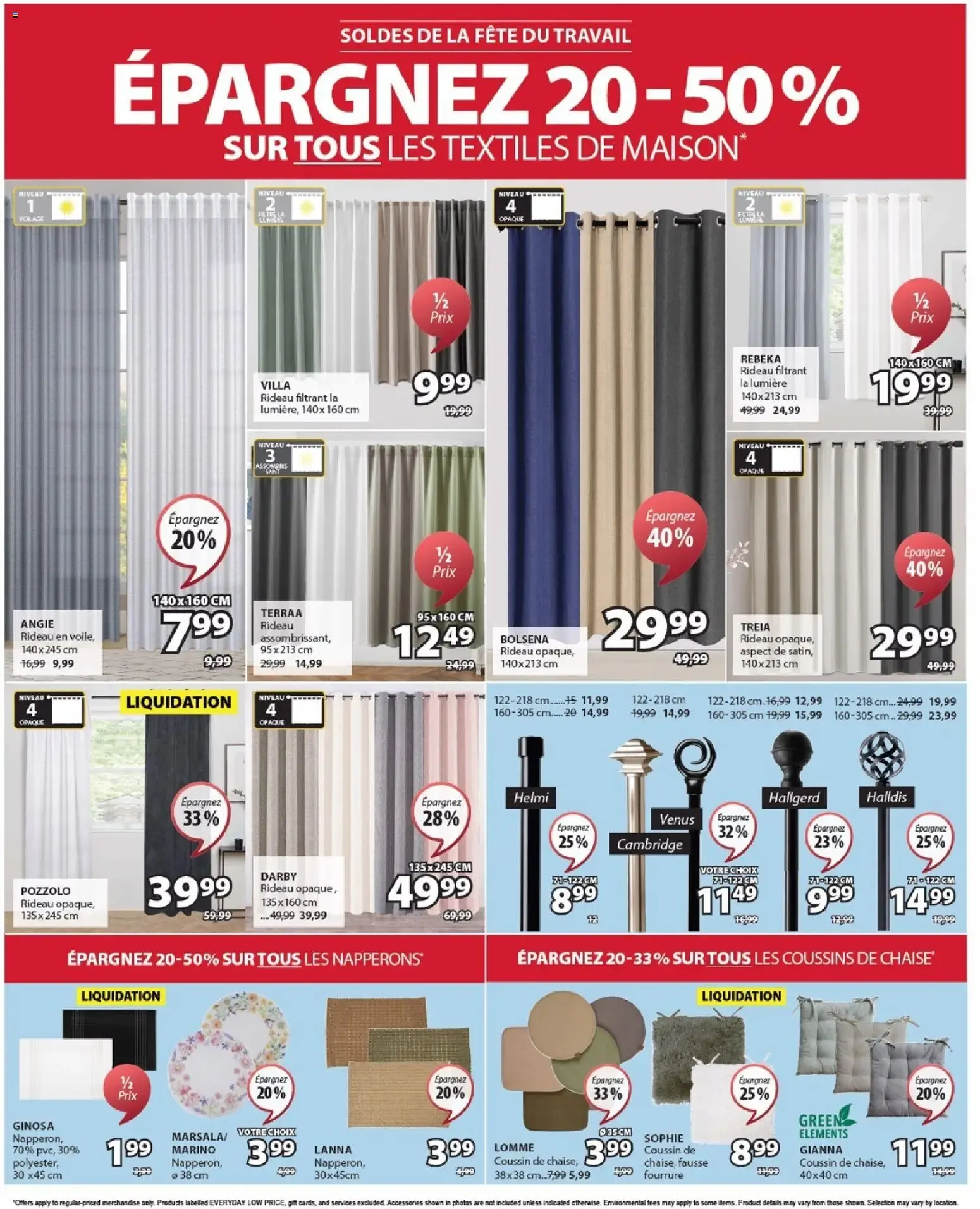 JYSK - Soldes de la Fête du Travail: Épargnez 20-60% from August 27 to September 9 2026 - flyer page 18