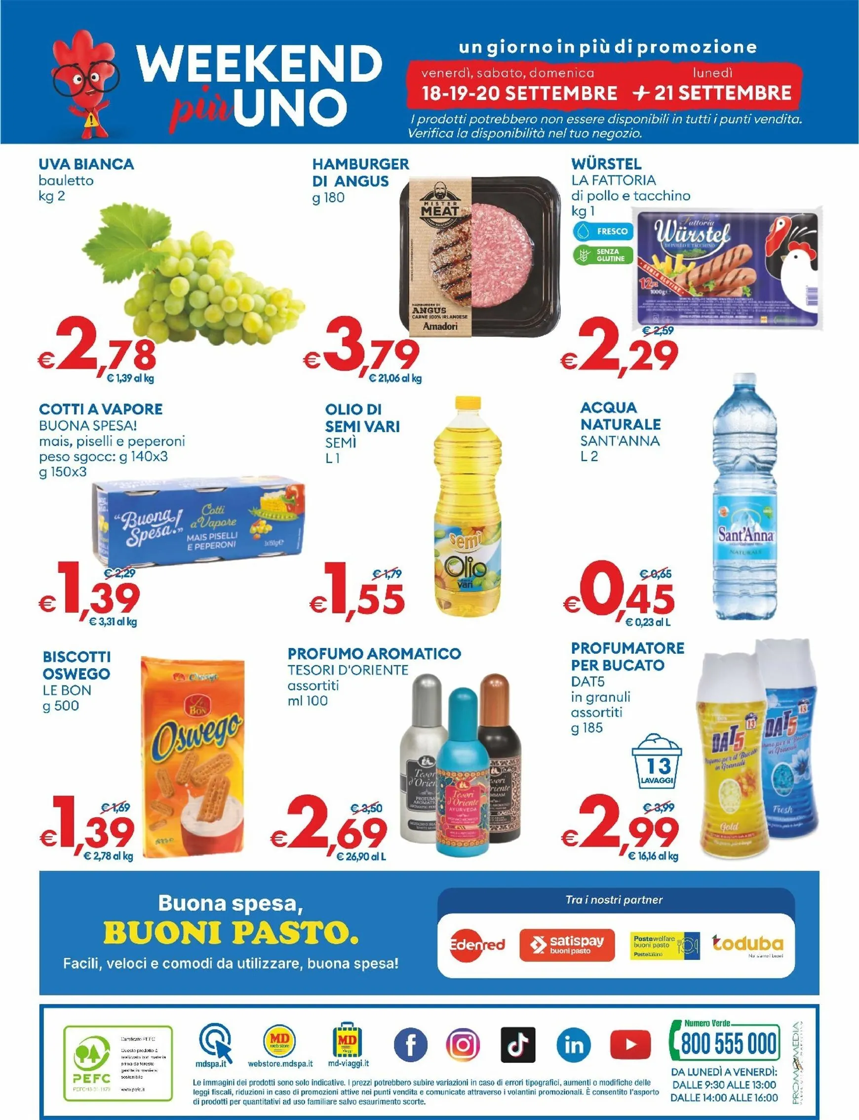 Volantino attuale di MD valido dal martedì 08/09/2026 al domenica 20/09/2026 da 8 settembre a 20 settembre di 2026 - Pagina del volantino 35