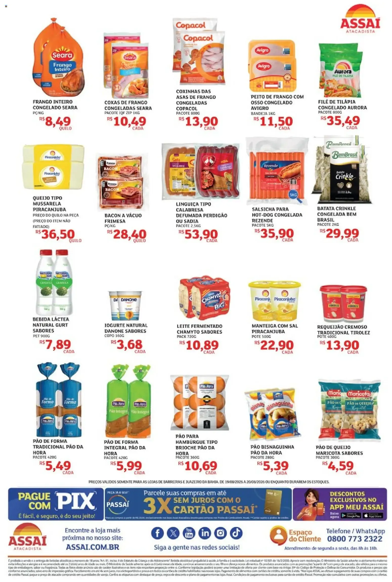 Encarte de Assaí Atacadista ofertas - BA de 19/08/2026 | Promoções Online 19 de agosto até 20 de agosto 2026 - Pagina 2